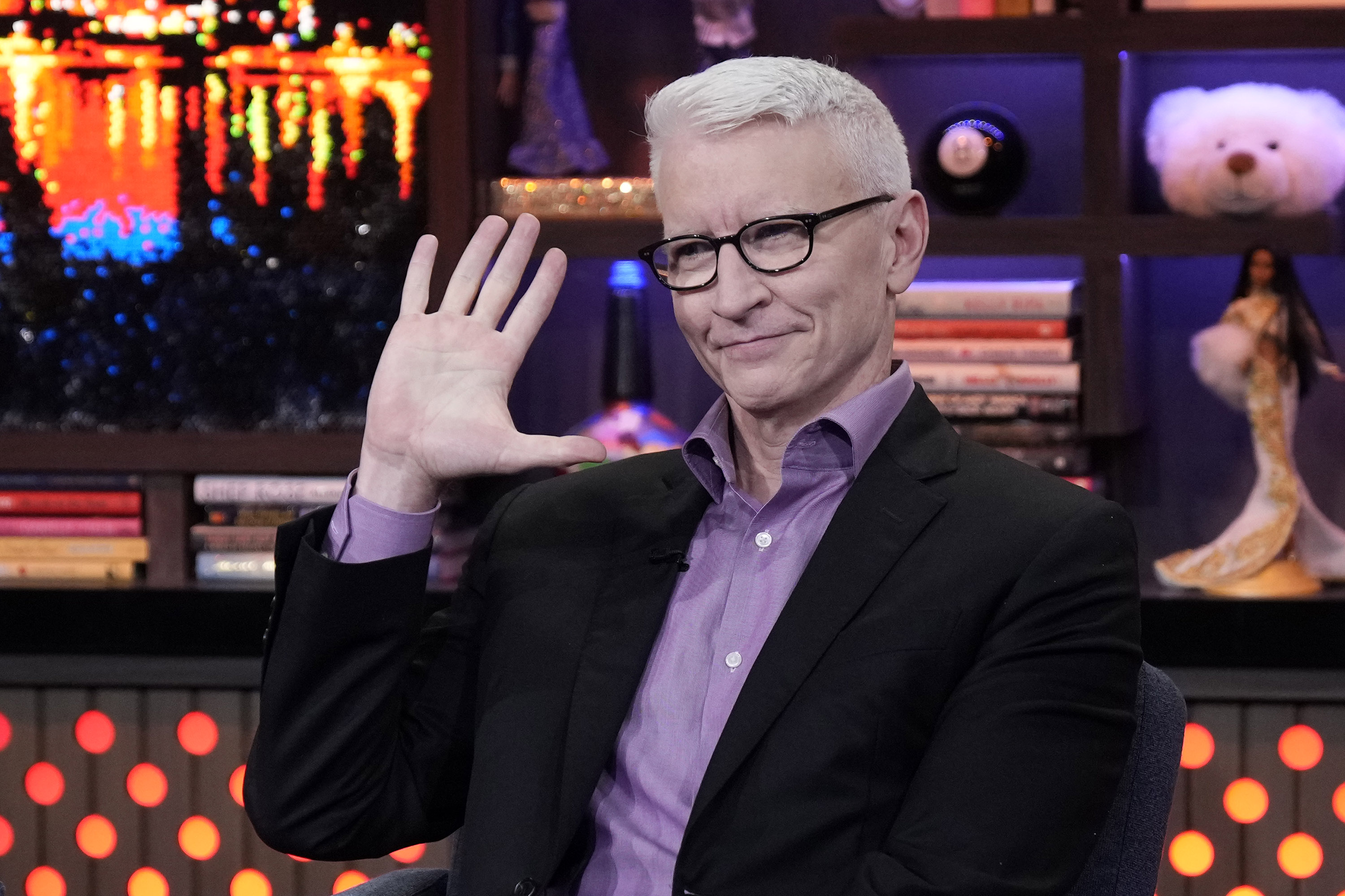 Anderson Cooper appears on "Watch What Happens Live with Andy Cohen" on September 25, 2023 | Source: Getty Images