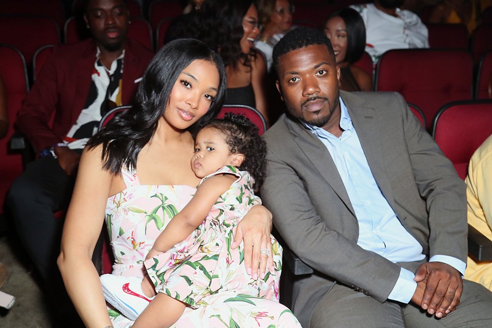Princess Love and Ray J attend the 2019 BET Awards with their daughter at Microsoft Theater on June 23, 2019 in Los Angeles, California. I Image: Getty Images