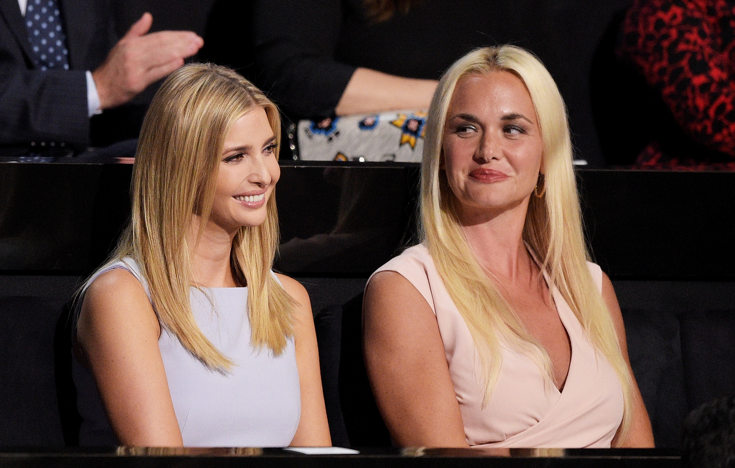 Ivanka and Vanessa Trump during day 2 of the Republican National Convention in Cleveland, Ohio on July 19, 2016. | Source: Getty Images