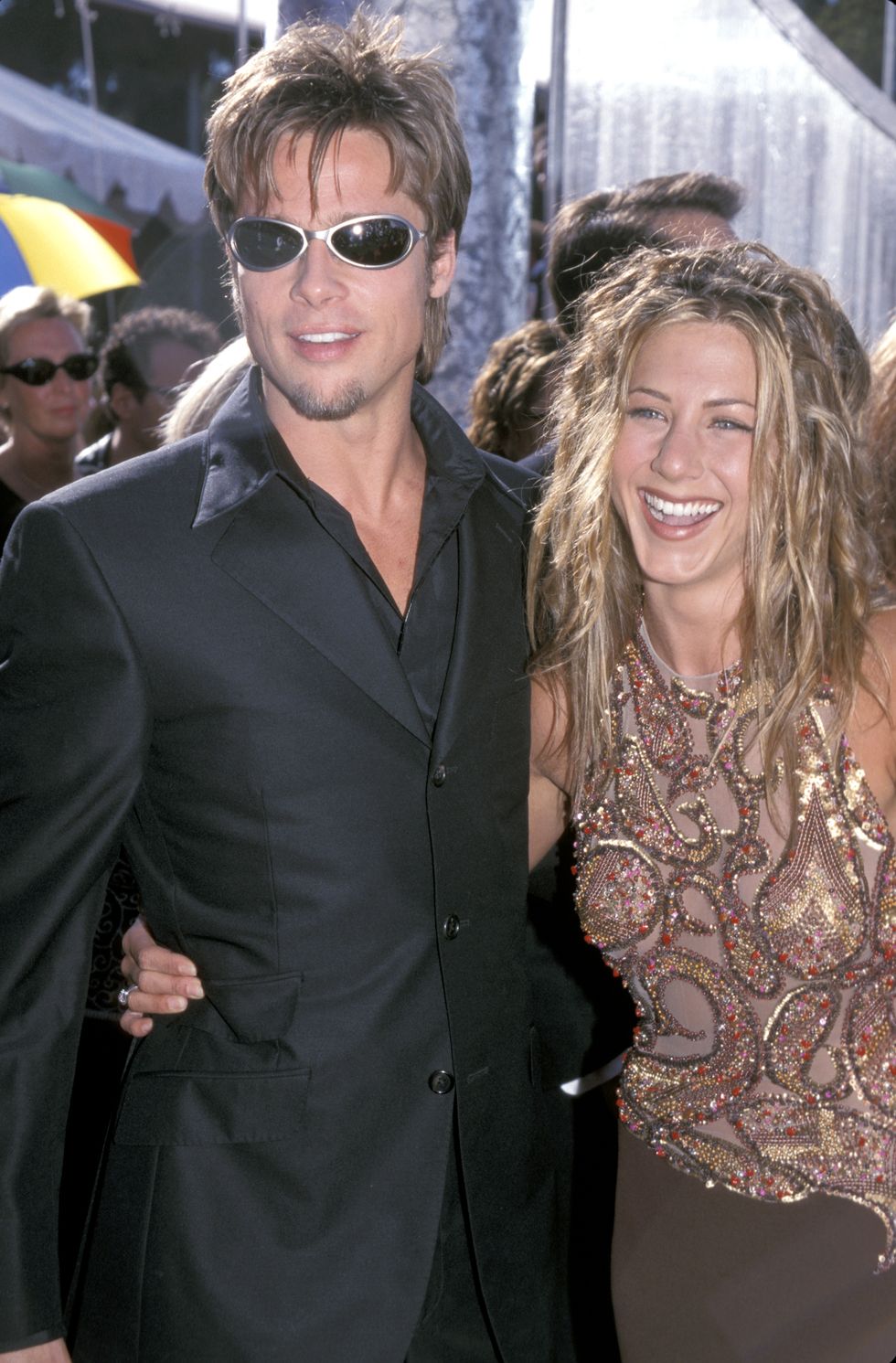 Brad Pitt y Jennifer Aniston en 1999. │Foto: Getty Images