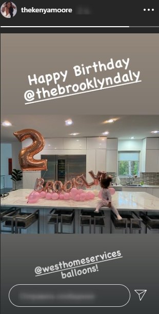 Kenya Moore's daughter Brooklyn Daly celebrates her second birthday on November 4, 2020. | Source: Instagram/thekenyamoore