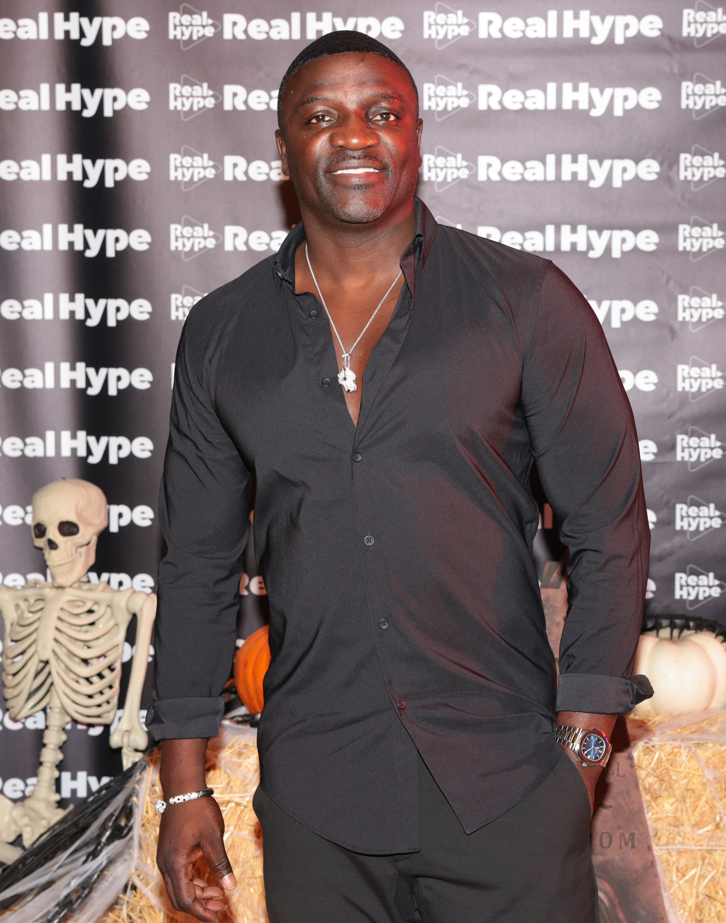 Akon at a Halloween Influencer Bash on October 14, 2022 in California.  |  Source: Getty Images