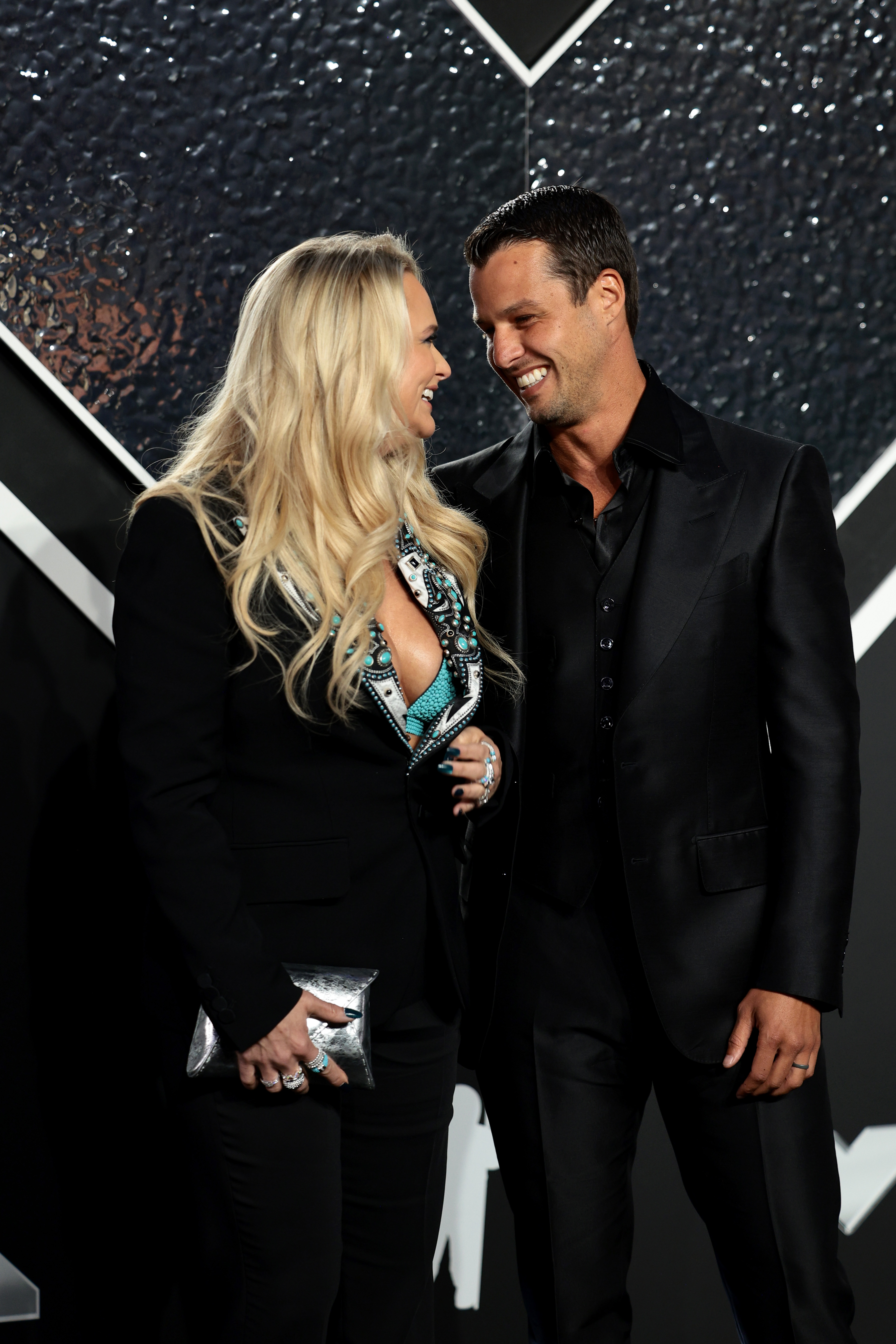 Miranda Lambert and Brendan McLoughlin at the MTV Video Music Awards in Elmont, New York on September 11, 2024 | Source: Getty Images