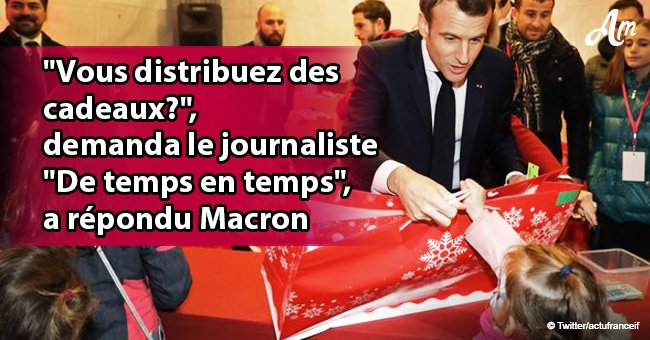 Noël de l'Elysée: Emmanuel Macron fait allusion à des "gilets jaunes" répondant à la question 