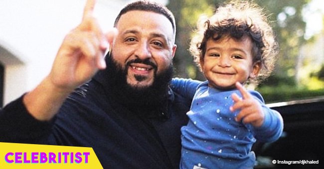 DJ Khaled's 1-year-old son flaunts $100k Rolex watch while 'working'