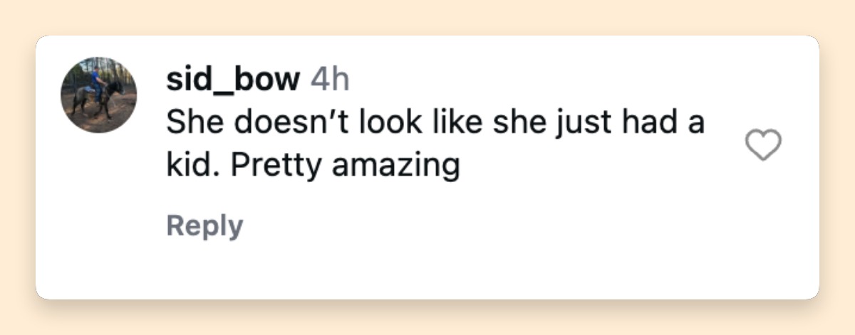 Some netizens were quick to compliment the White House Press Secretary. Here's a comment about her appearance on June 23, 2026 | Source: Instagram/foxnews
