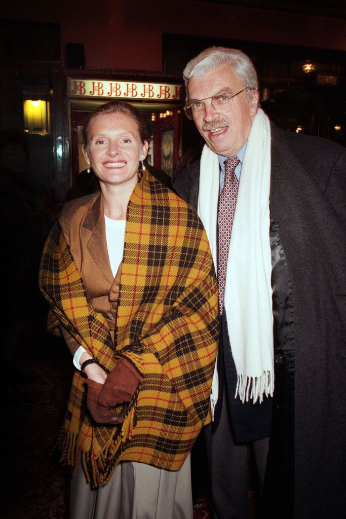 Daniel Toscan du Plantier et sa femme Sophie Toscan du Plantier, le 22 janvier 1996 à Paris, France. | Photo : Getty Images