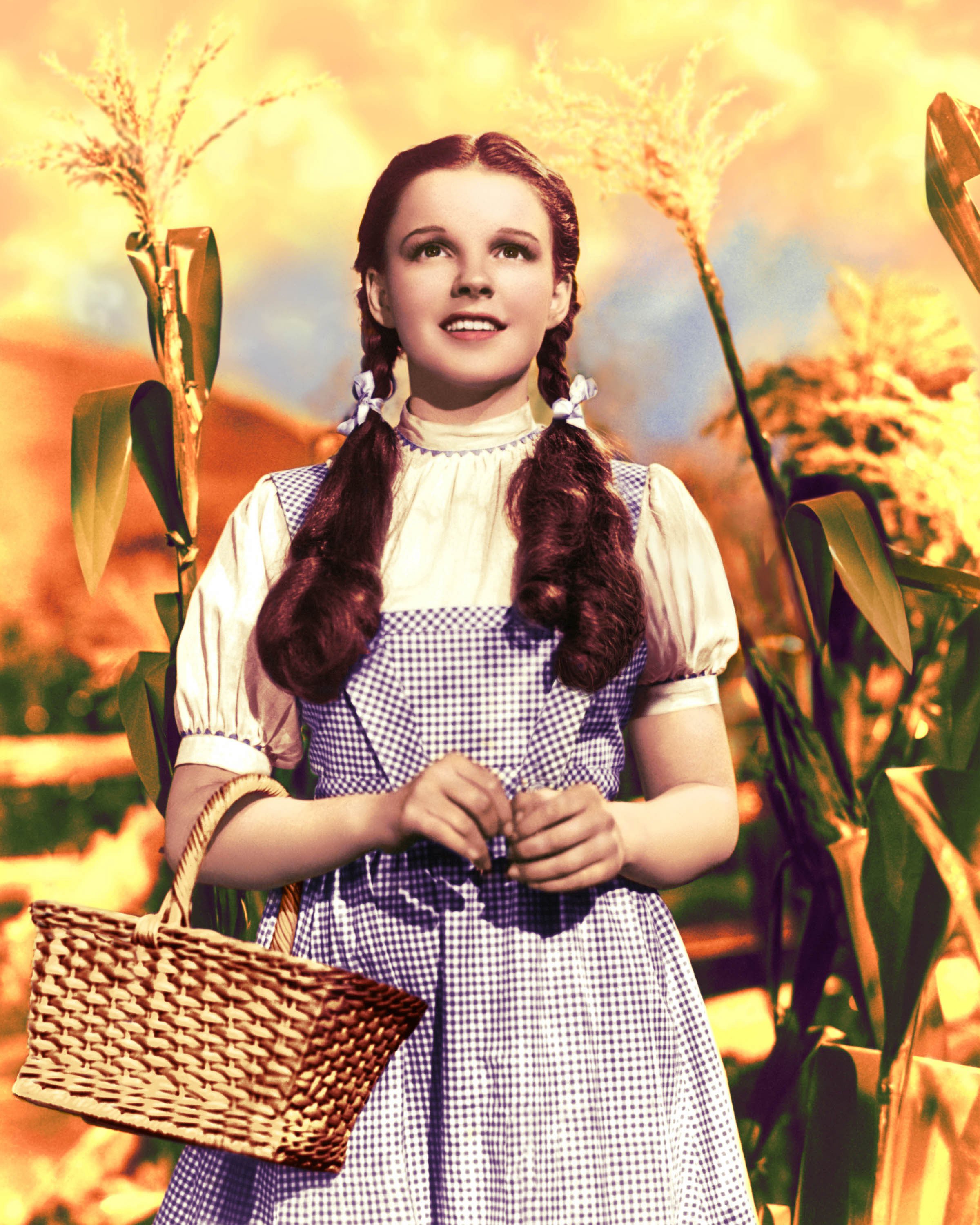 Die amerikanische Schauspielerin und Sängerin Judy Garland als Dorothy Gale in "Der Zauberer von Oz", 1939. | Quelle: Getty Images