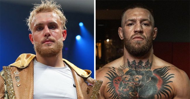 Boxer Jake Paul on the left and UFC fighter Conor McGregor on the right | Photo: Rich Graessle/Icon Sportswire via Getty Images + Instagram.com/thenotoriousmma