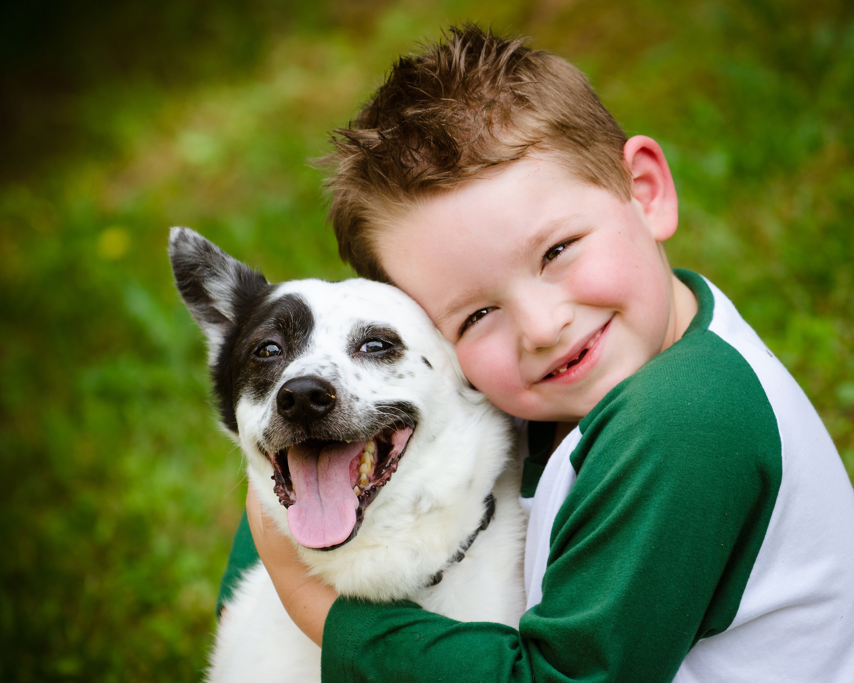 Niño con su perro || Fuente: Shutterstock