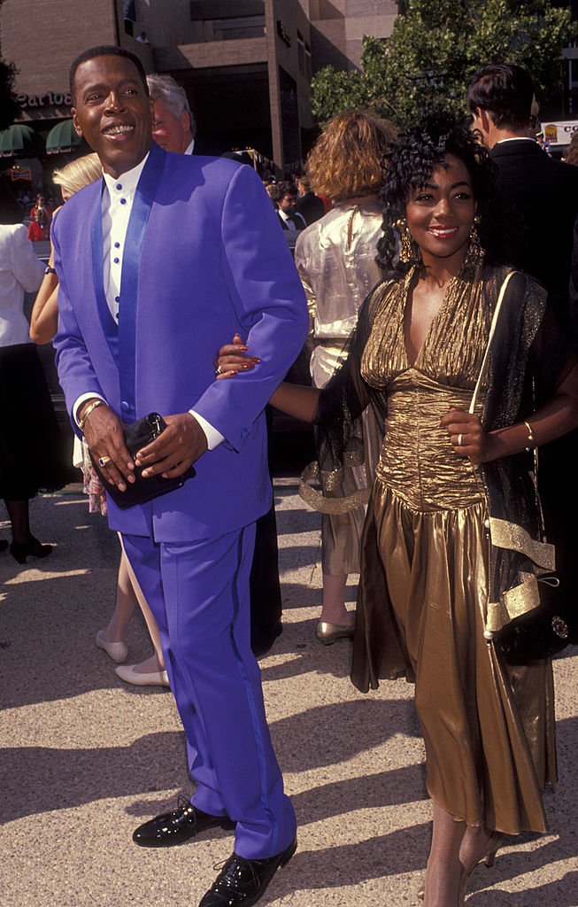 Meshach Taylor and Bianca Ferguson attend 43rd Annual Primetime Emmy Awards on August 25, 1991 at Pasadena Civic Auditorium in Pasadena, California. | Photo: Getty Images