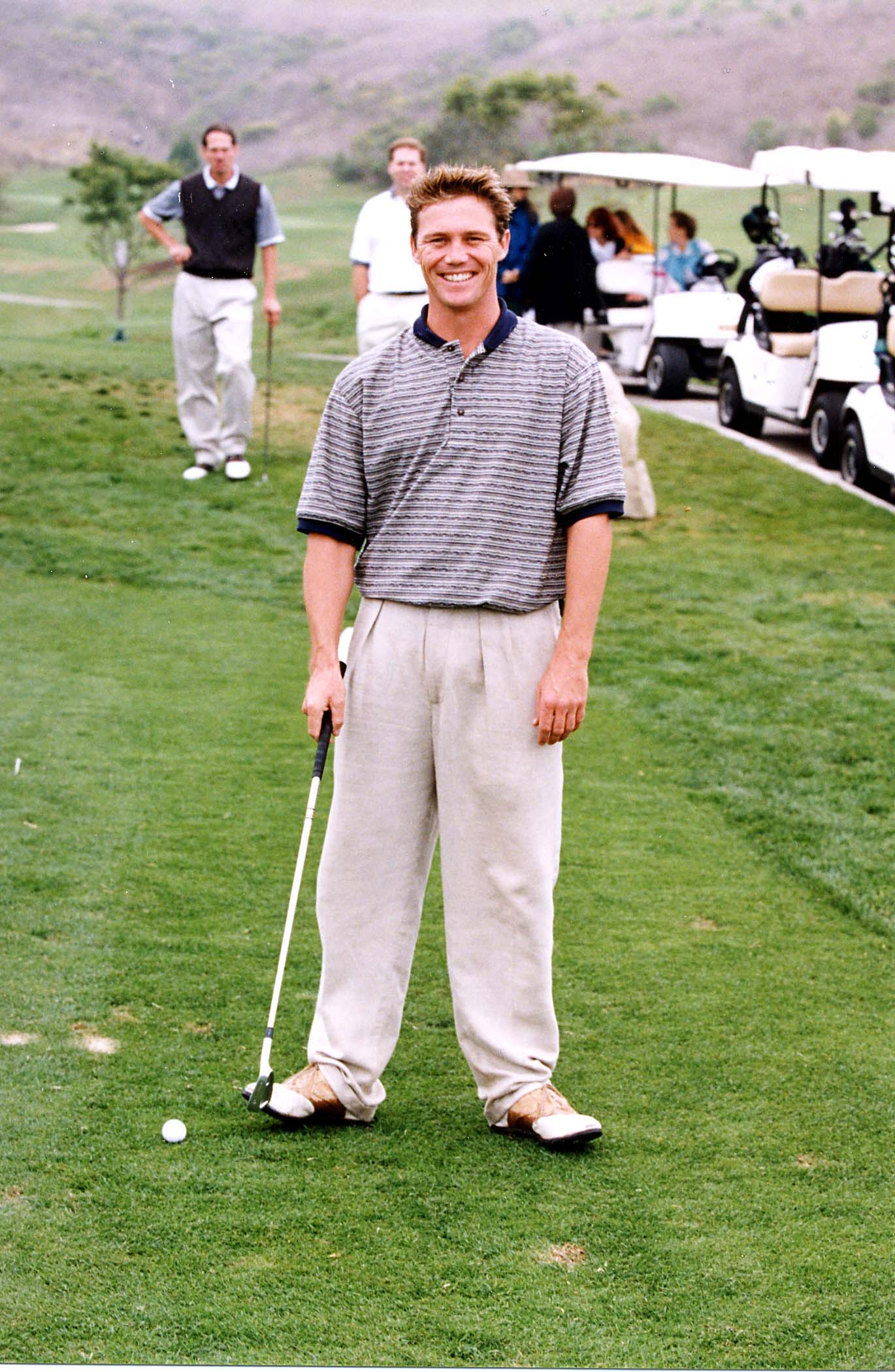 Brian Krause at the Wellness Center Golf Tournament in 1999 in Los Angeles | Source: Getty Images