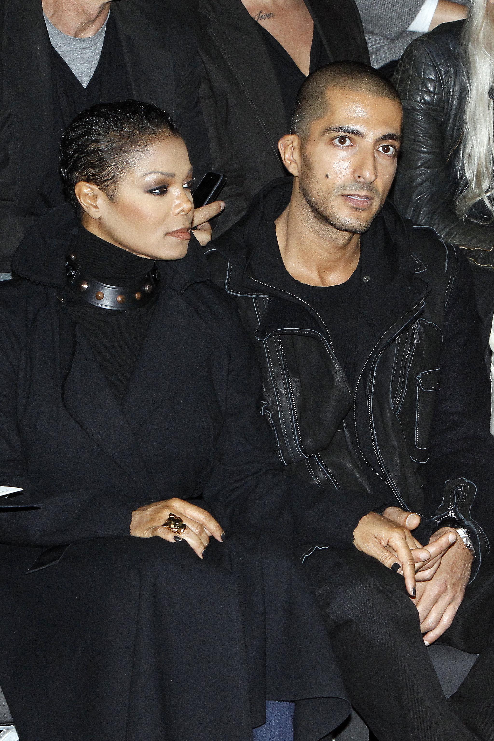 Janet Jackson and Wissam Al Mana attend the Lanvin Ready to Wear Spring/Summer 2011 show during Paris Fashion Week at Halle Freyssinet on October 1, 2010 in Paris, France. | Source: Getty Images