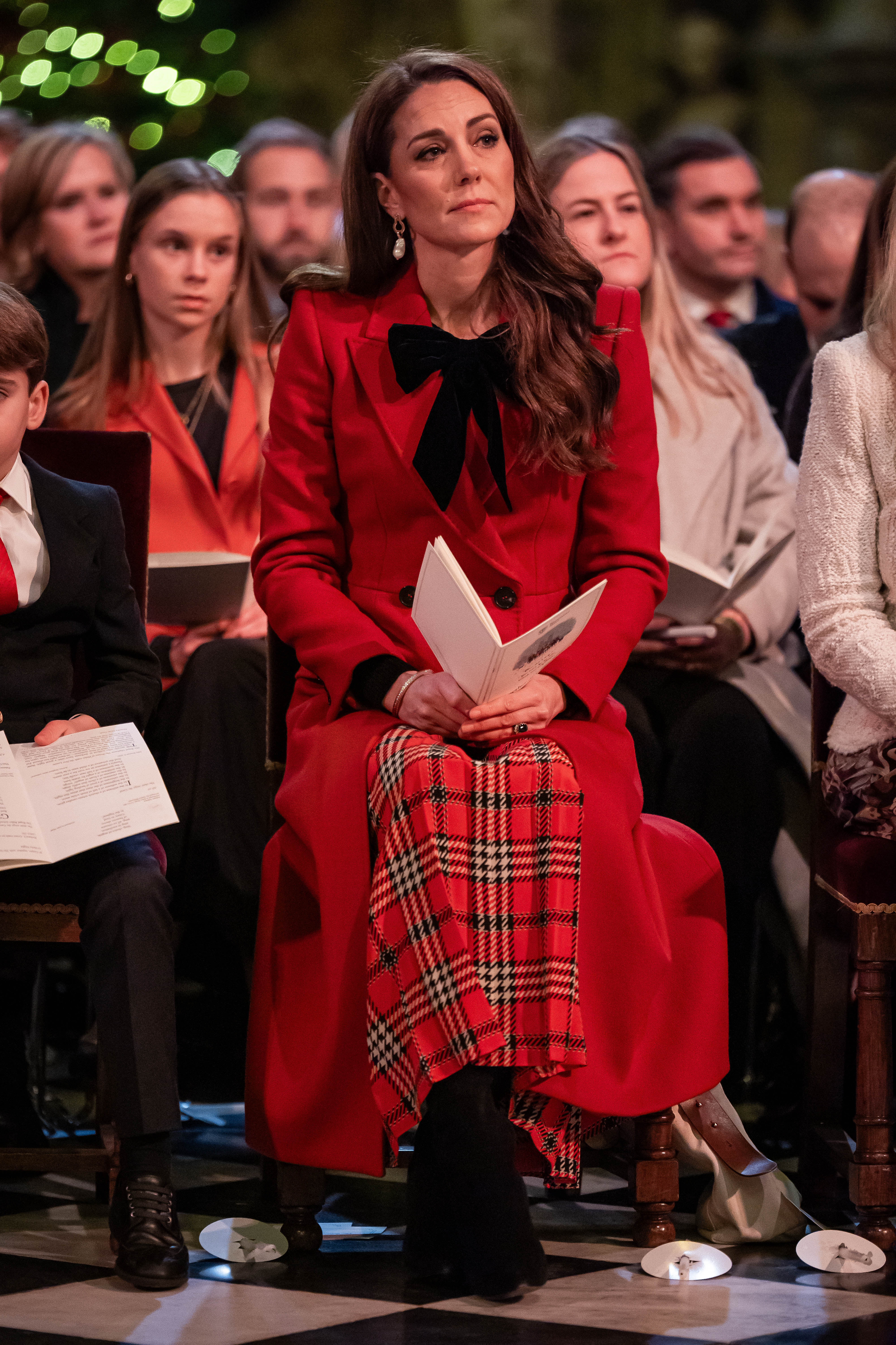 Catherine, Princess of Wales during the Together At Christmas carol service at Westminster Abbey on 6 December 2024 in London, England. | Source: Getty Images