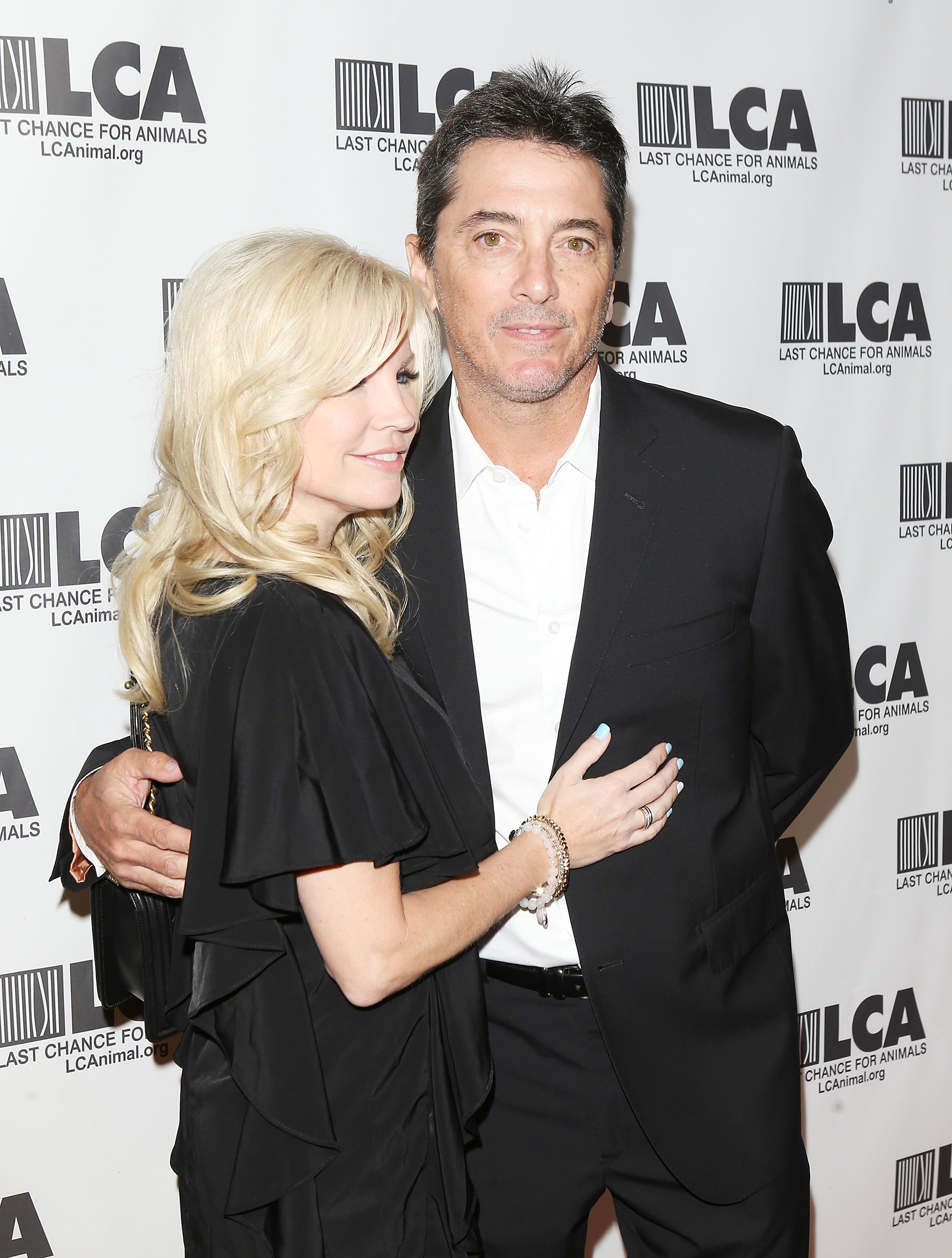 The "Happy Days" star and his wife at the Last Chance for Animals 33rd Annual Celebrity Benefit Gala on October 14, 2017, in Beverly Hills, California. | Source: Getty Images