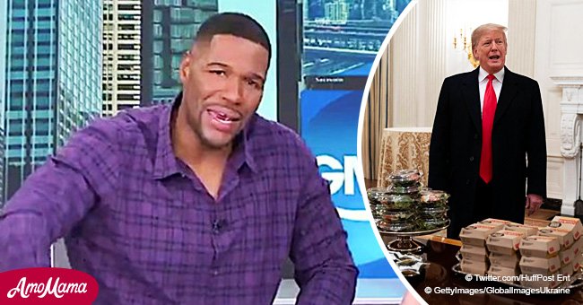 Michael Strahan invites the Clemson Tigers to a real champion's dinner of lobster and caviar