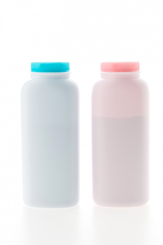 Envases de talco. | Foto: Freepik Envases de talco. | Foto: Freepik
