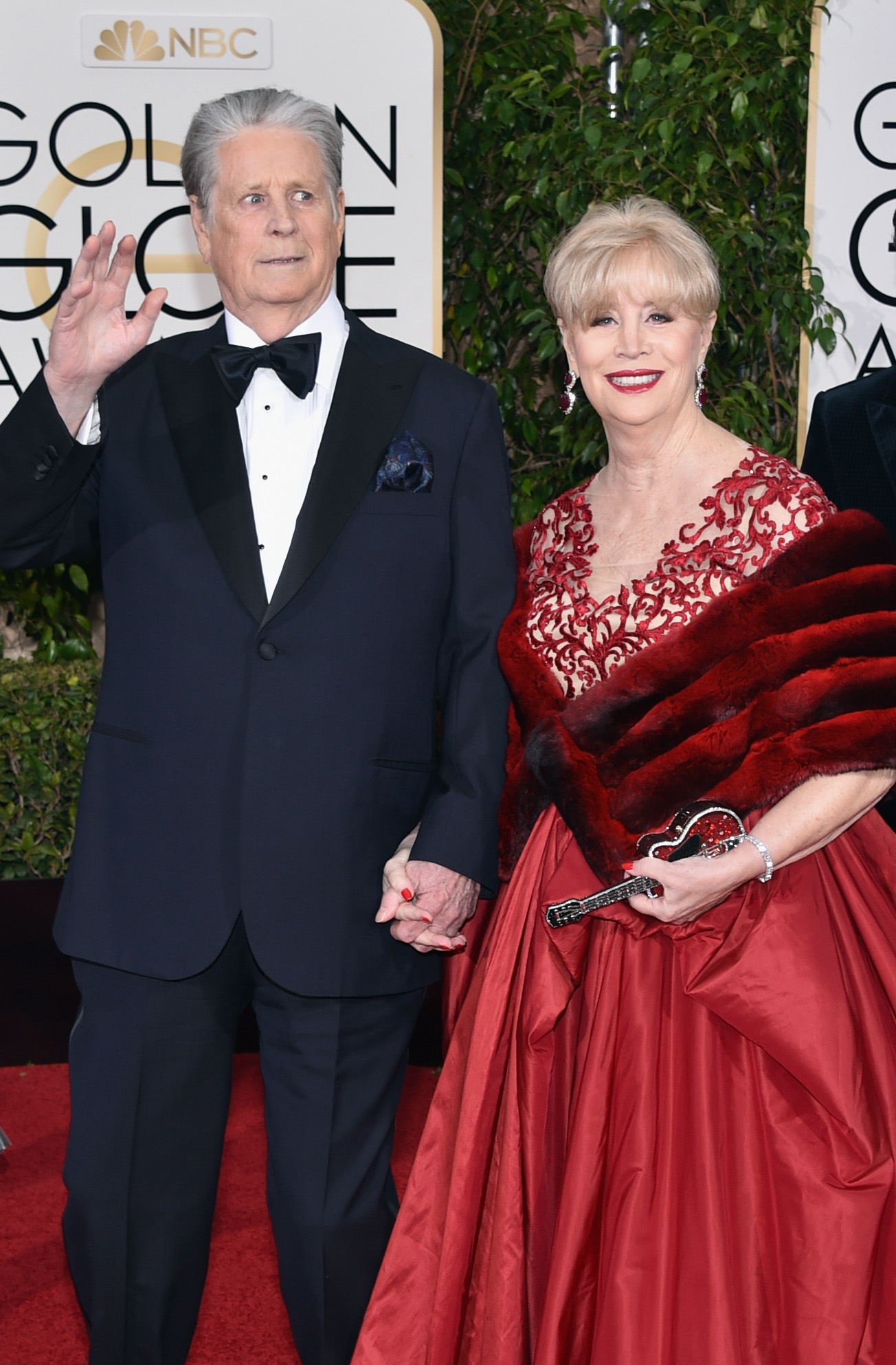 Brian and Melinda Wilson at the 73rd Annual Golden Globe Awards held at the Beverly Hilton Hotel on January 10, 2016, in California. | Source: Getty Images