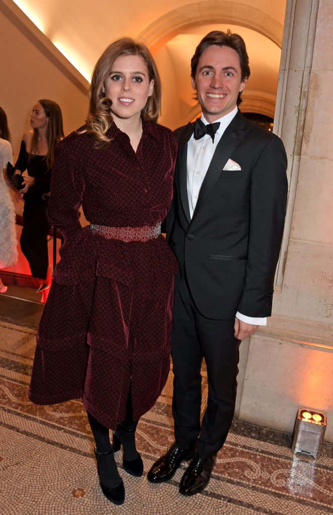 Princess Beatrice of York and Edoardo Mapelli Mozzi attend The Portrait Gala 2019 on March 12, 2019 in London, England | Photo: Getty Images