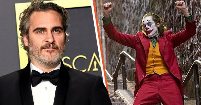 Joaquin Phoenix (left) and his portrayal of the Joker (right) | Photo: Getty Images | Instagram.com/jokermovie