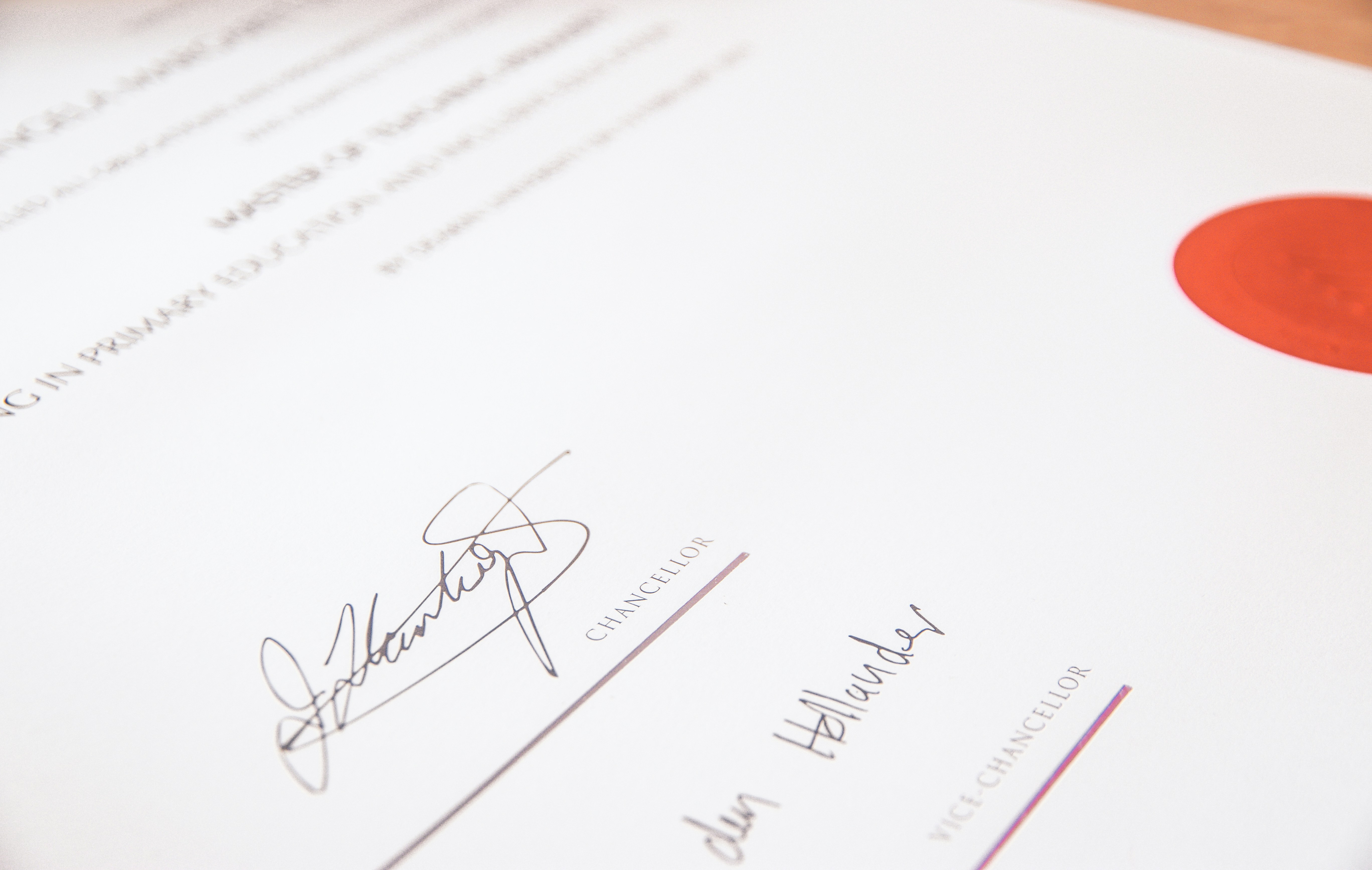 A close-up of a signed document | Source: Unsplash