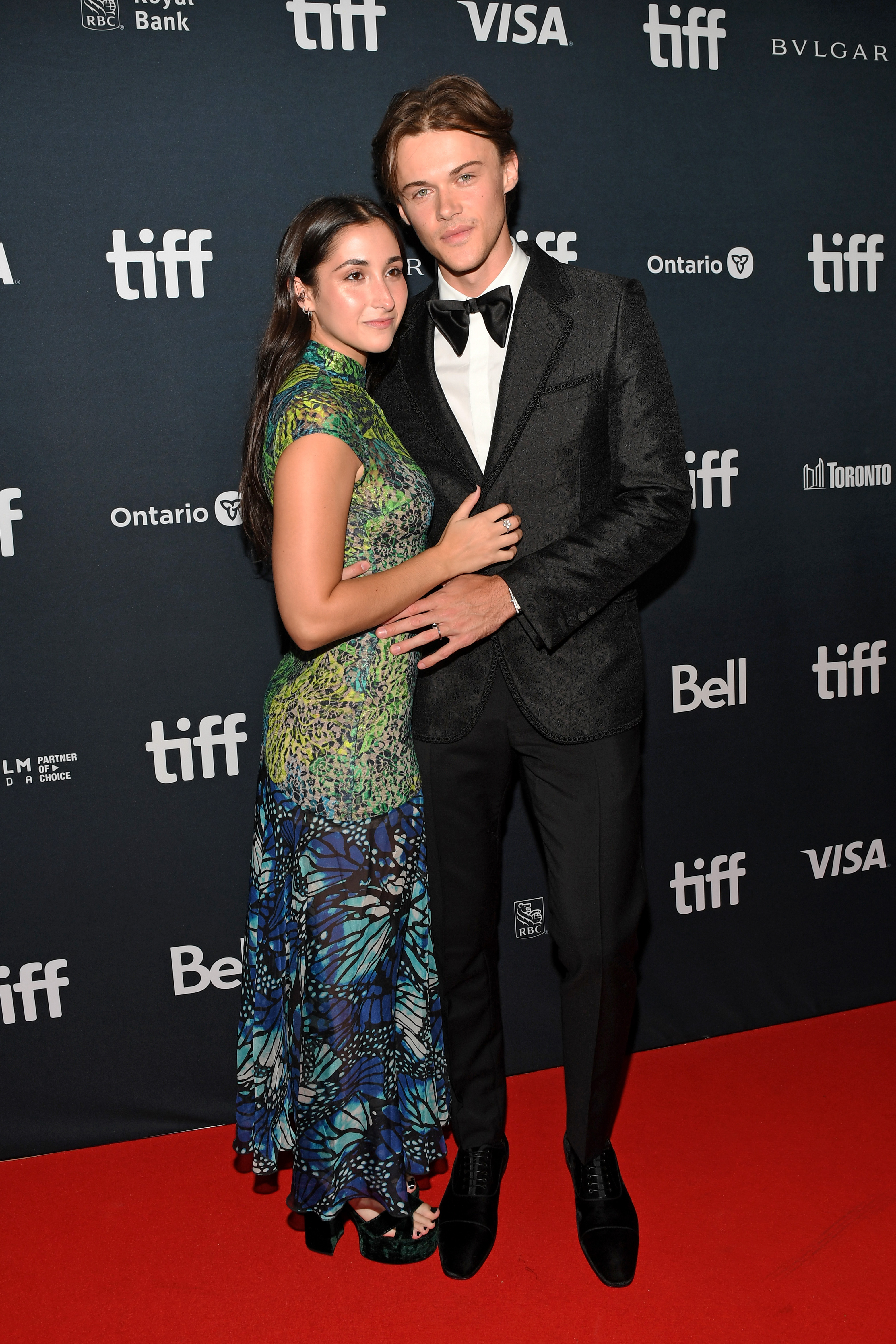 Isabel Machado and Christopher Briney pose at the Closing Night Gala Premiere of "Daliland" at Roy Thomson Hall on September 17, 2022, in Toronto, Ontario | Source: Getty Images