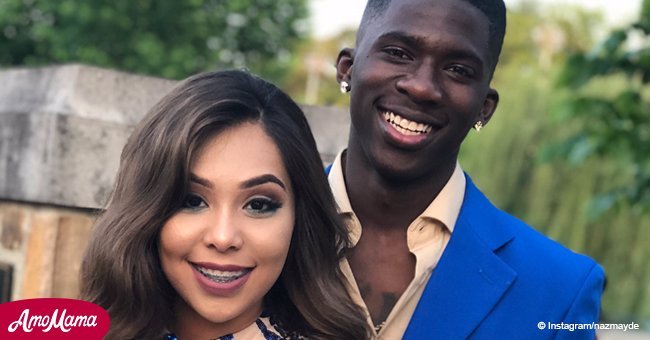 Teen transformed secondhand dress into eye-catching prom gown