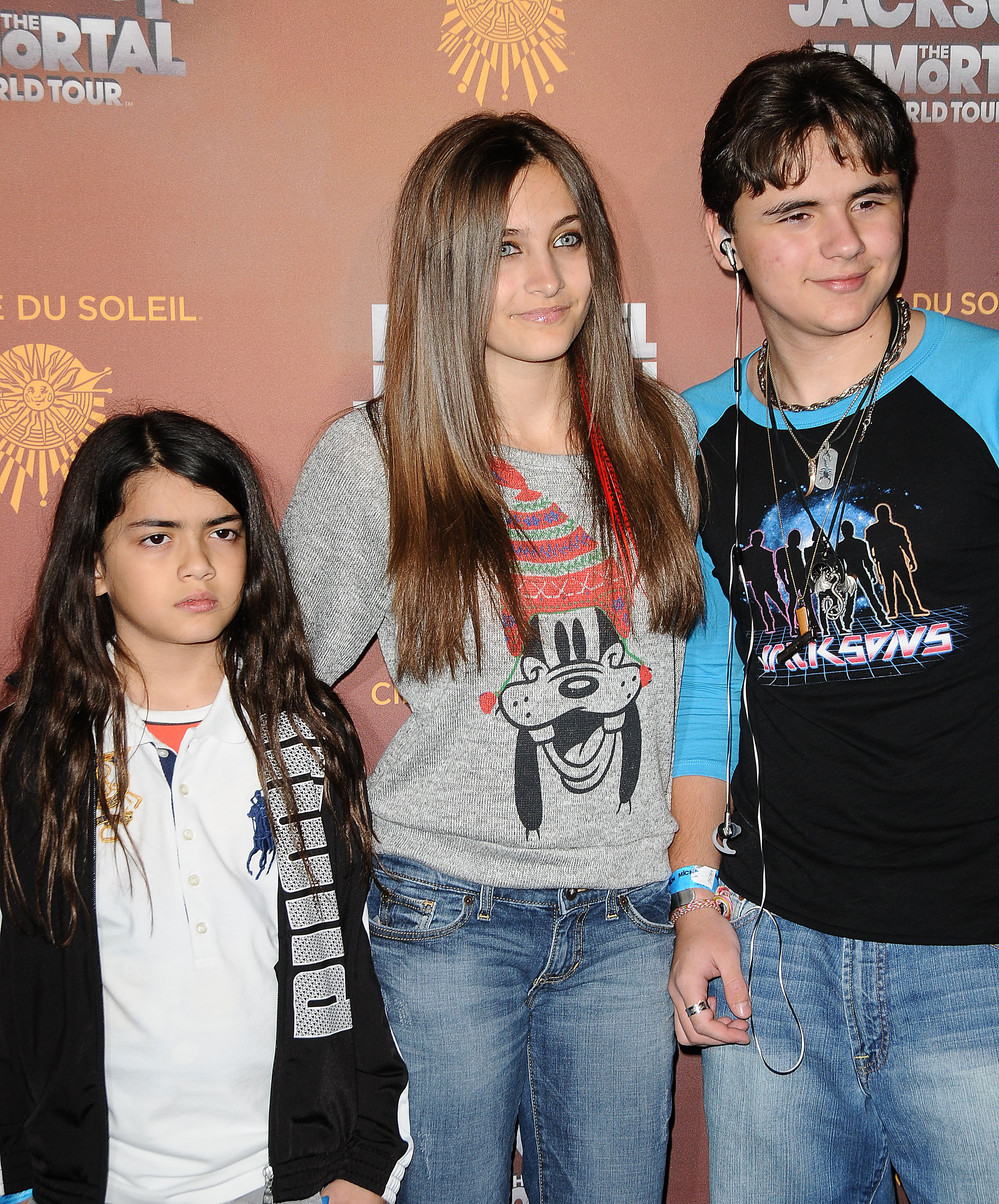 Prince Michael Jackson II, Paris, and Prince Michael Jackson attend the Los Angeles opening of "Michael Jackson THE IMMORTAL World Tour" on January 27, 2012 in Los Angeles, California | Source: Getty Images
