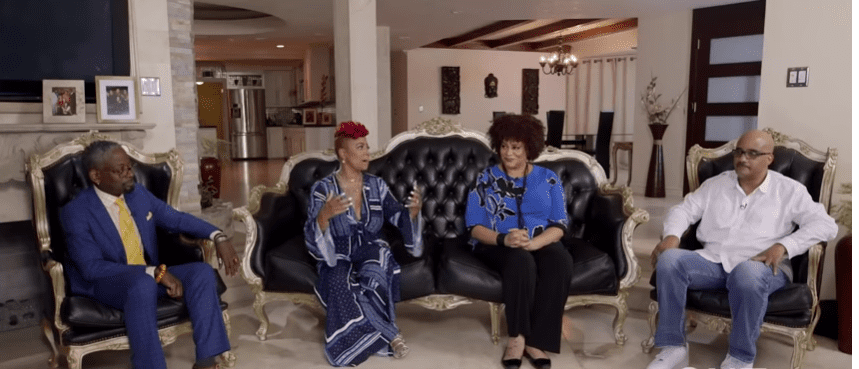 Henton and former co-stars of the show discussing their take on "Living Single" and the hurdles they had to jump in order to have the sitcom running at the time it did | Photo: YouTube/TV One Henton and former co-stars of the show discussing their take on "Living Single" and the hurdles they had to jump in order to have the sitcom running at the time it did | Photo: YouTube/TV One