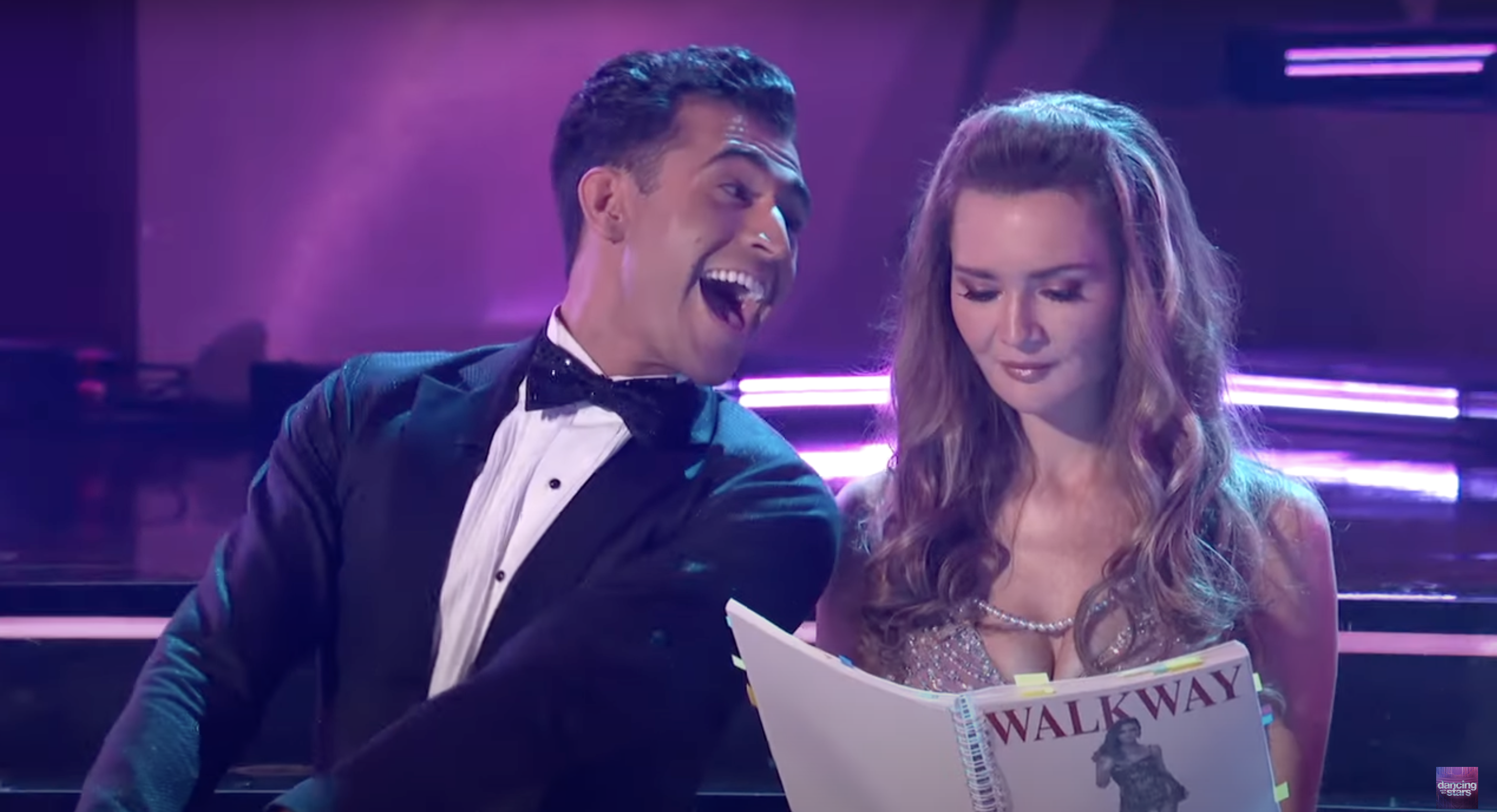 Ezra Sosa and Anna Delvey seen performing on "Dancing with the Stars" | Source: YouTube/dancingwiththestars