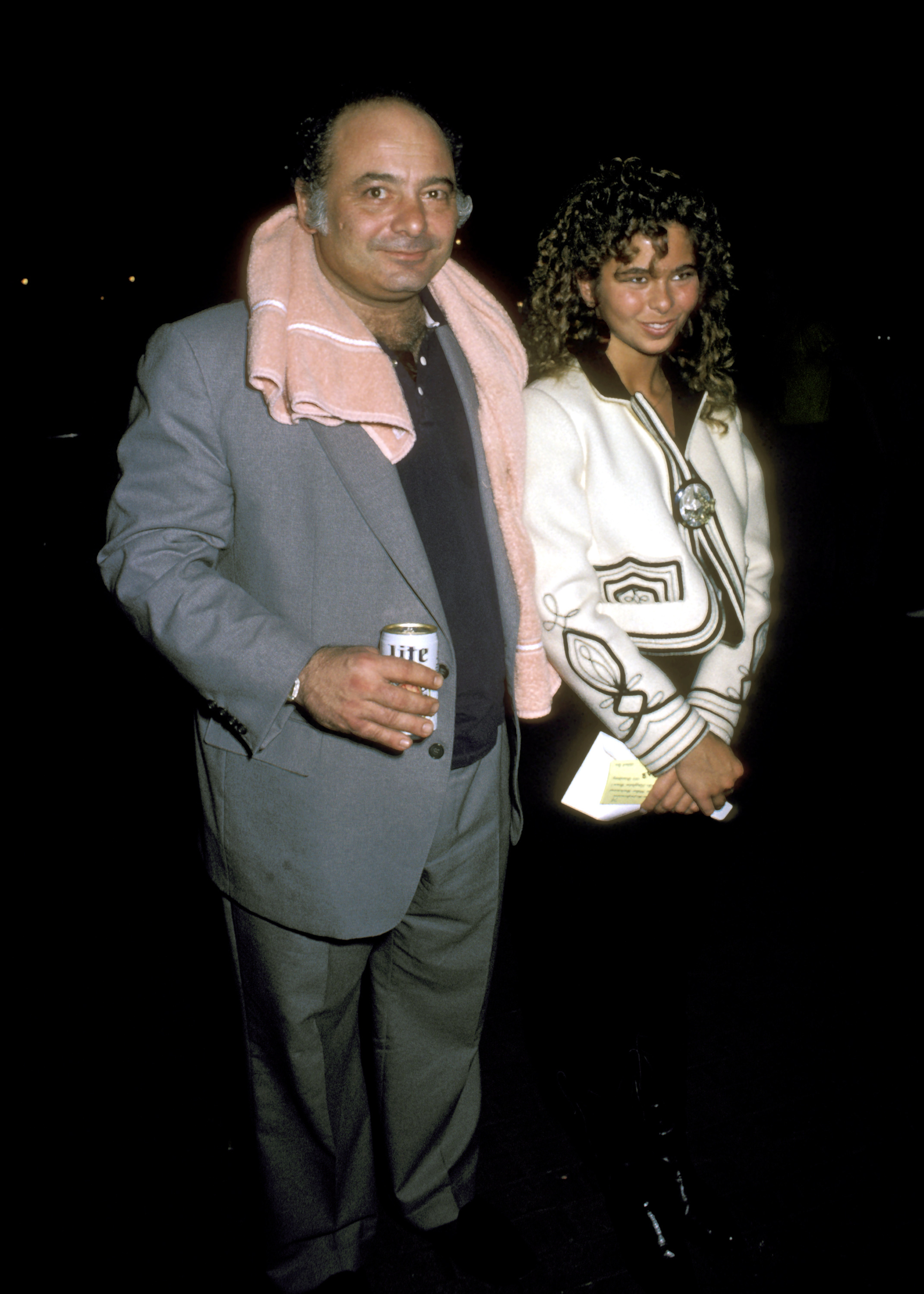 Burt Young and Anne Morea Steingieser during the "Cuba & His Teddy Bear" play performance at Public Theater on May 18, 1986, in New York City. | Source: Getty Images
