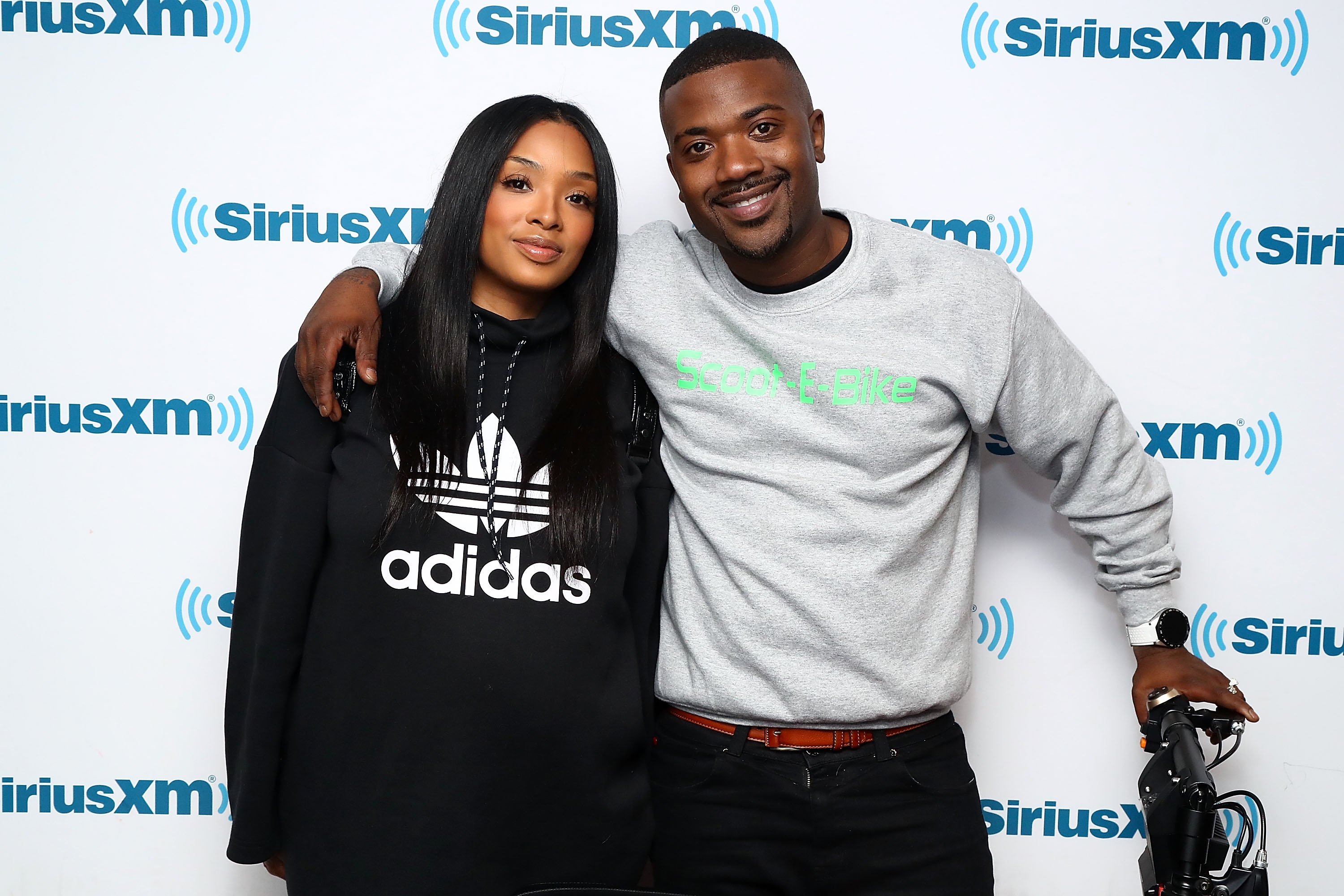 Princess Love and Ray J at SiriusXM's studio in March 2018. | Photo: Getty Images