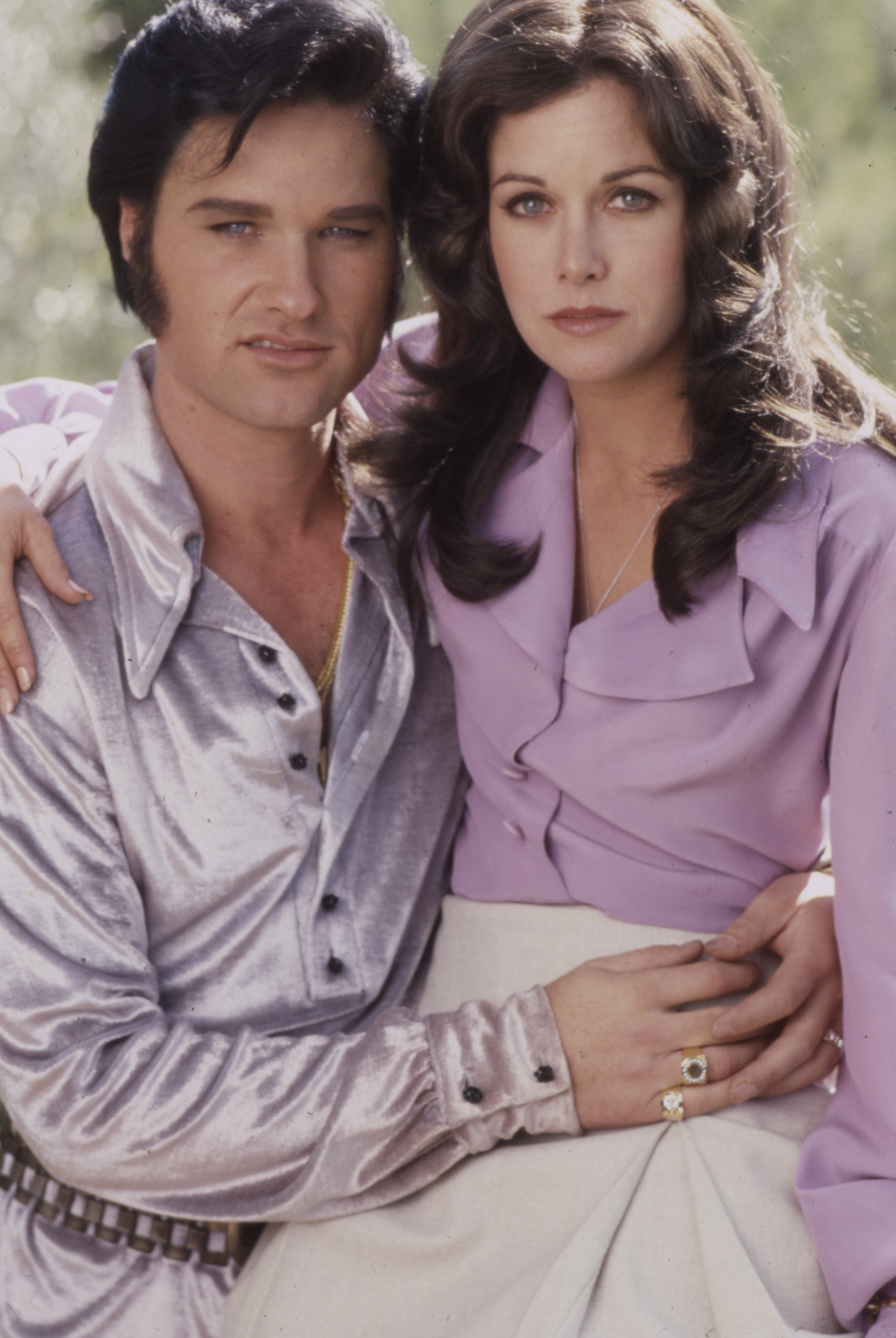 Kurt Russell and Season Hubley pose for a portrait in 1979 | Source: Getty Images