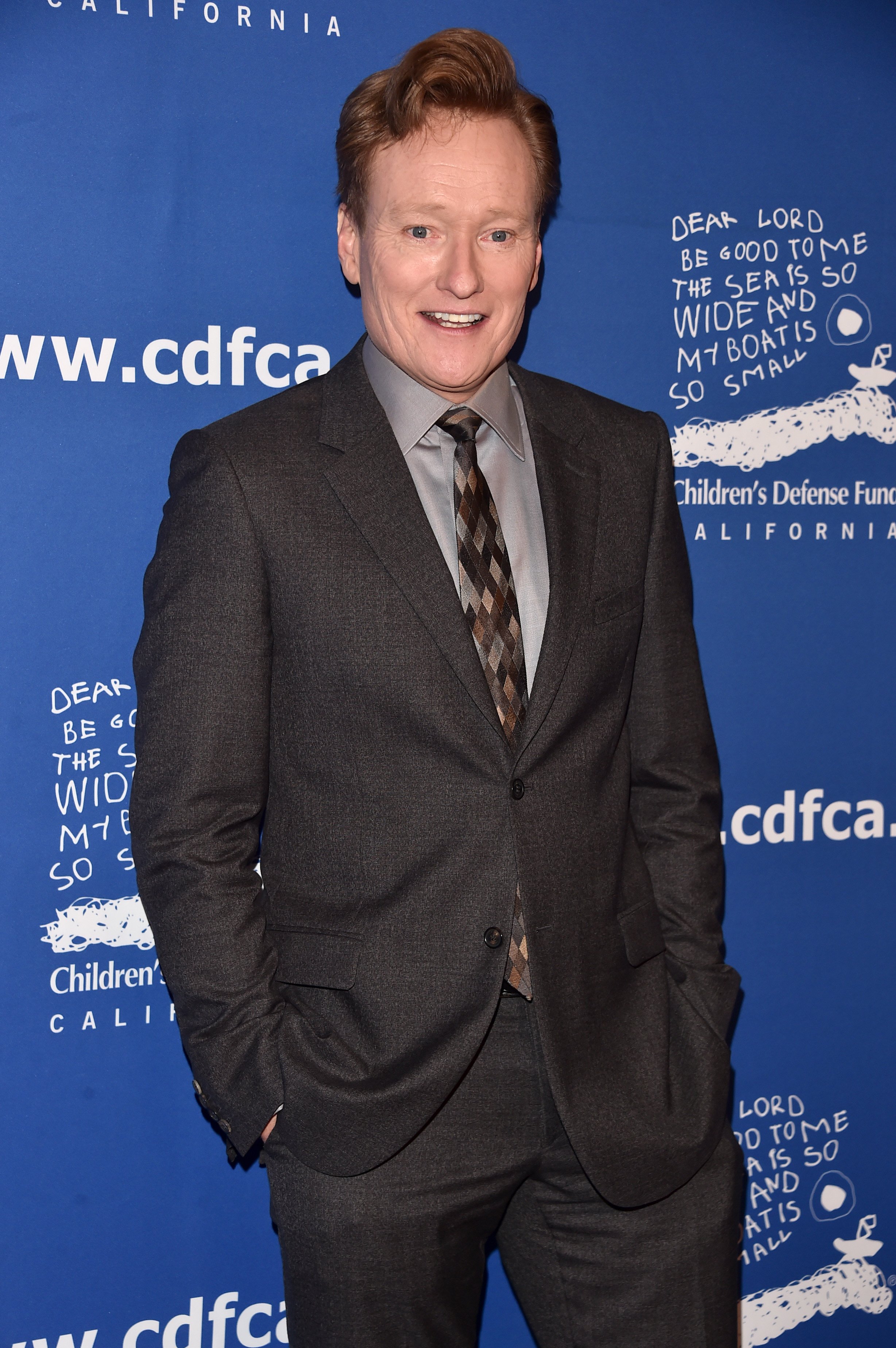 Conan O'Brien attends the 26th Annual Beat The Odds Awards, hosted by Children's Defense Fund on December 1, 2016, in Beverly Hills, California. | Source: Getty Images.