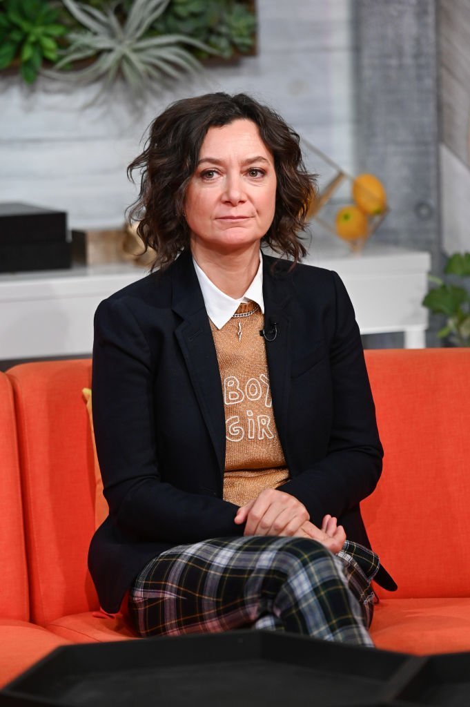 Actress Sara Gilbert visits BuzzFeed's "AM To DM" on September 19, 2019 in New York City. | Getty Images