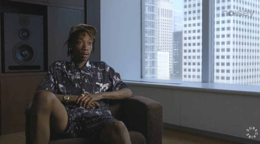 Wiz Khalifa offers practical and humorous tips for throwing a successful house party in a Noisey public service announcement. | Source: YouTube/Noisey