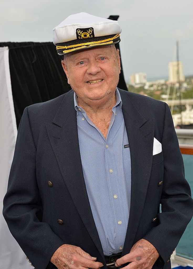 Dick Van Patten attends Love Boat Cast Christening Of Regal Princess Cruise Ship | Getty Images