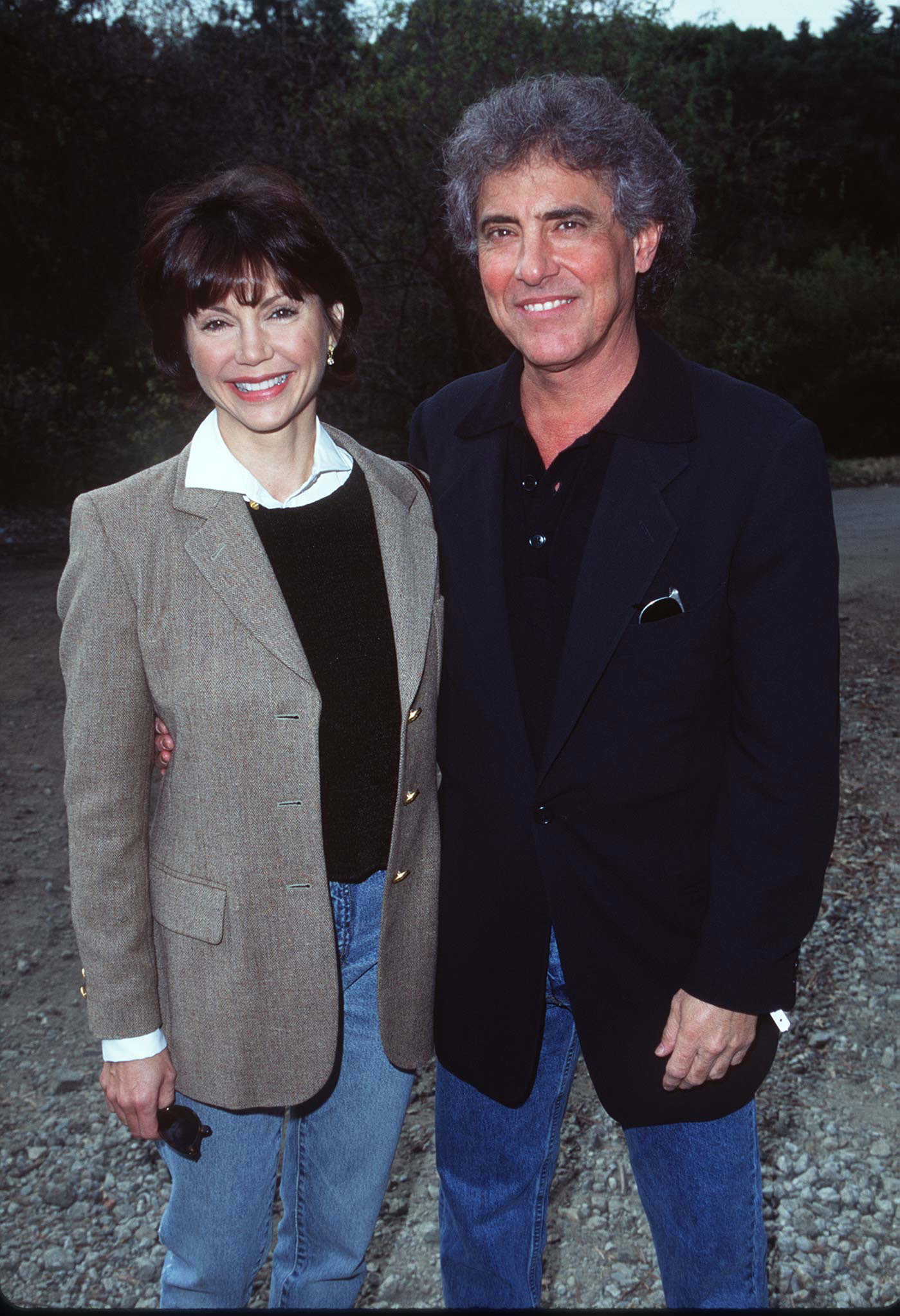 Victoria Principal and Harry Glassman in Los Angeles, California on November 17, 1996 | Source: Getty Images