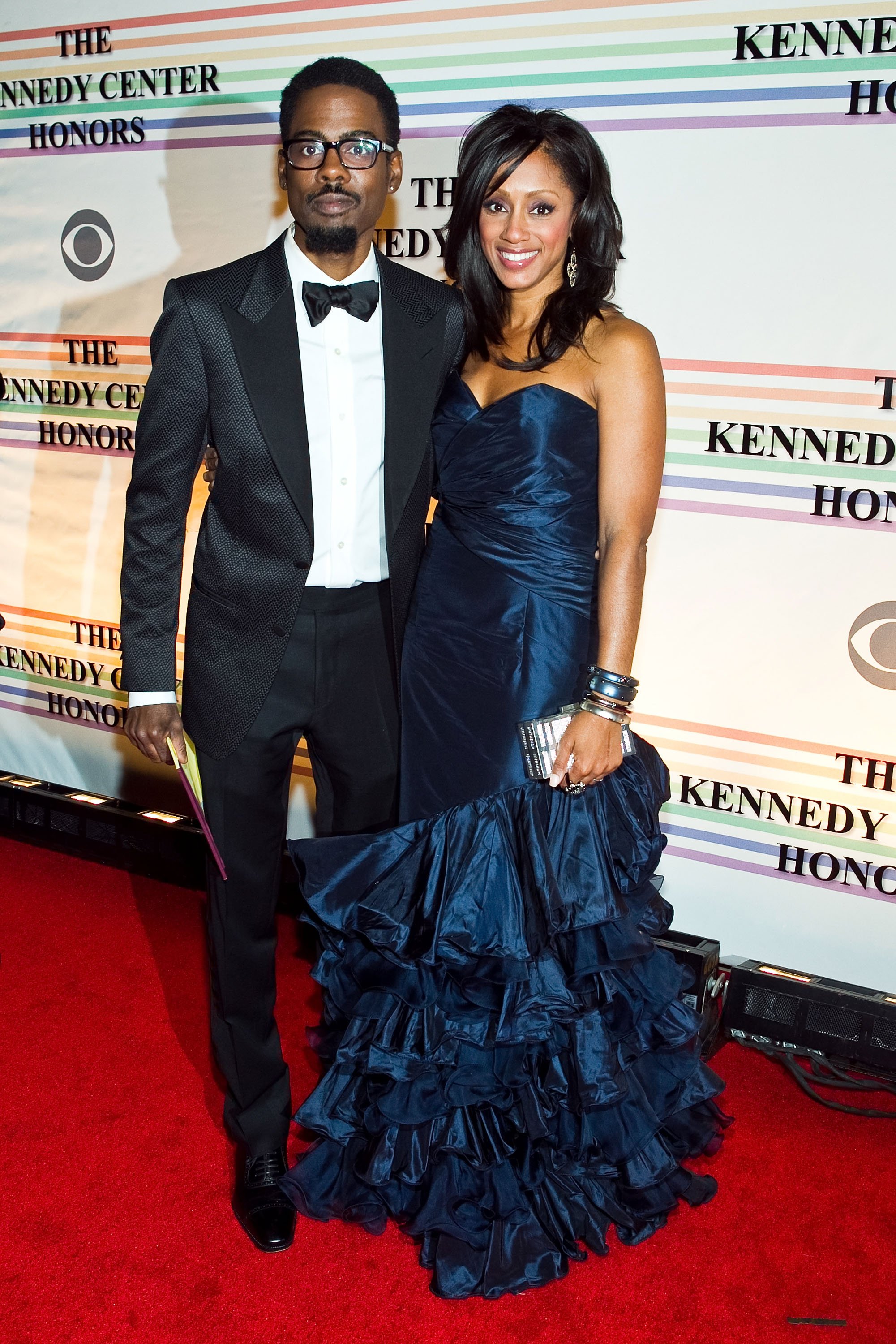 Chris Rock and Malaak Rock at the 33rd Annual Kennedy Center Honors on December 5, 2010 | Source: Getty Images