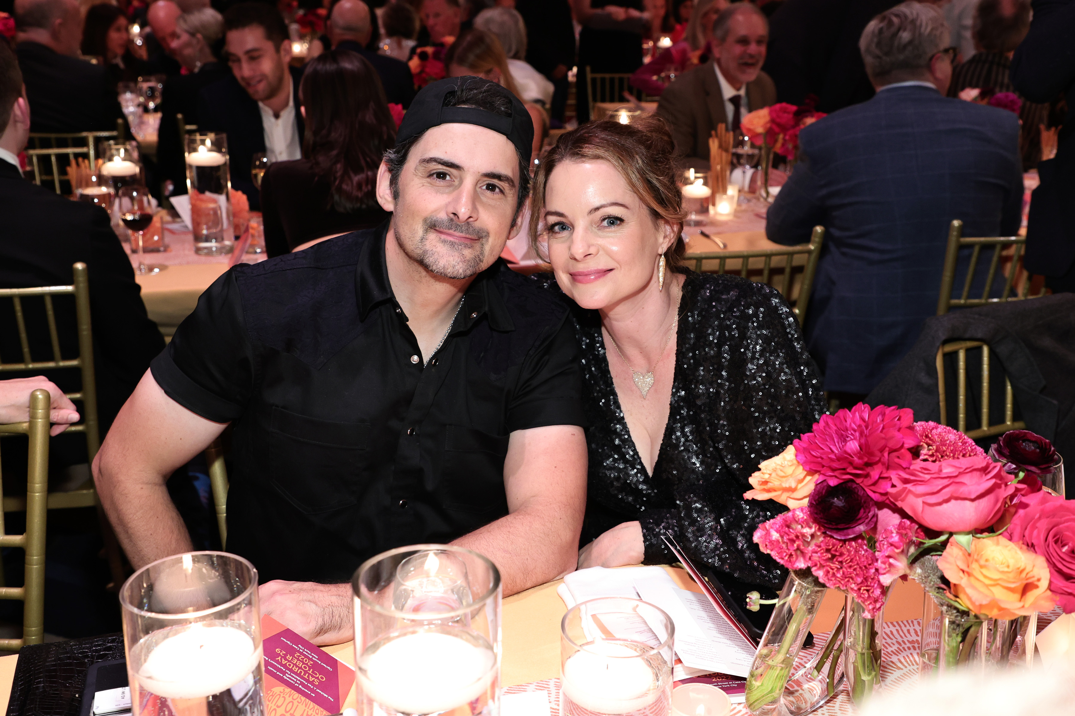 The couple kept their children away from the spotlight and built a long-lasting relationship. On this occasion, Brad Paisley and Kimberly Williams-Paisley attended "A Funny Thing Happened On The Way To Cure Parkinson's" at Cipriani South Street on October 29, 2022, in New York City. | Source: Getty Images
