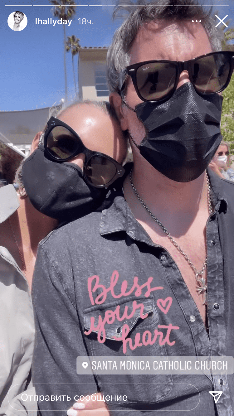 Capture d'écran story Instagram Laeticia Hallyday. | Photo : lhallyday
