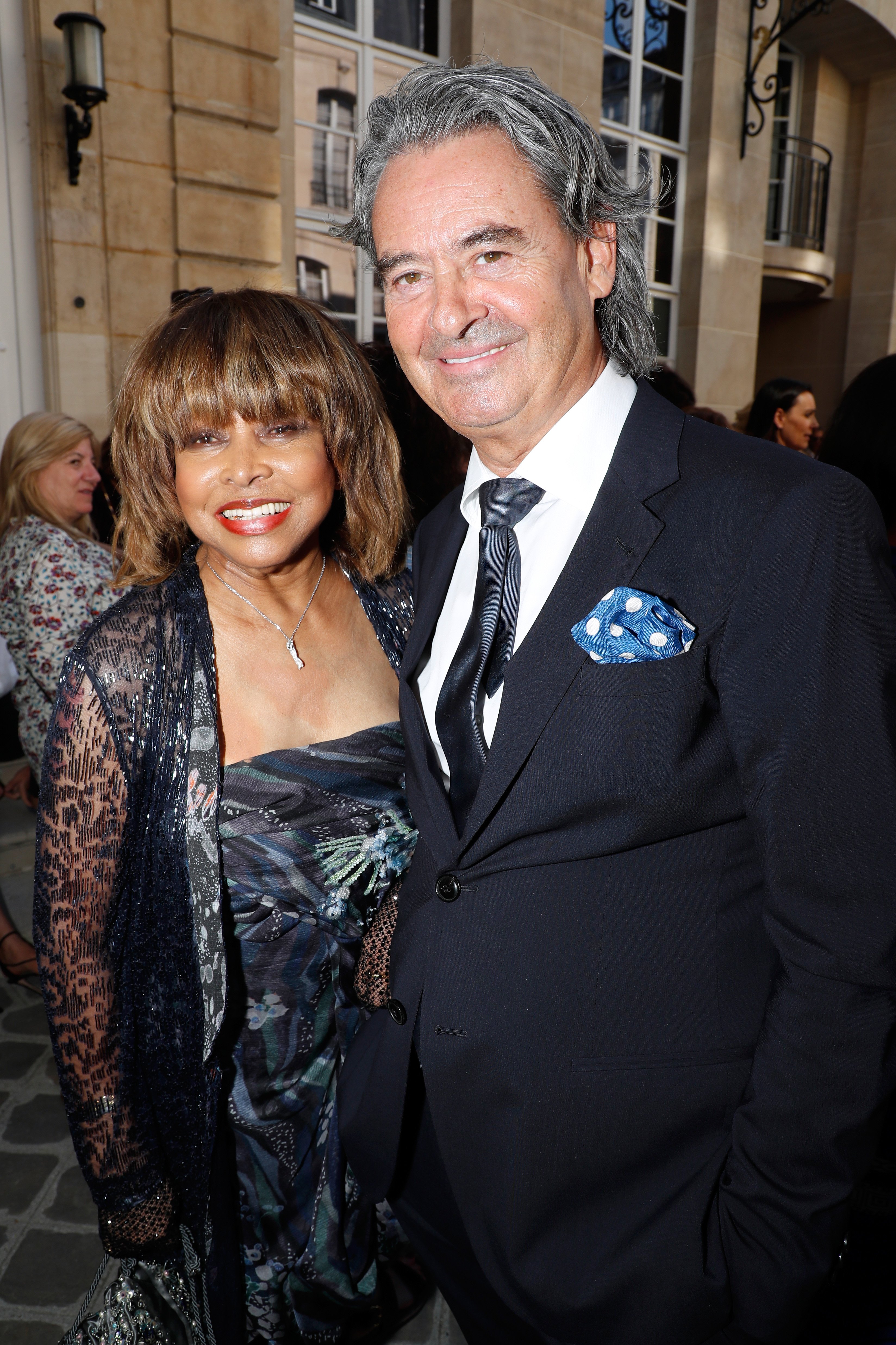 Tina Turner and her husband Erwin Bach in Paris, France 2018. | Source: Getty Images 