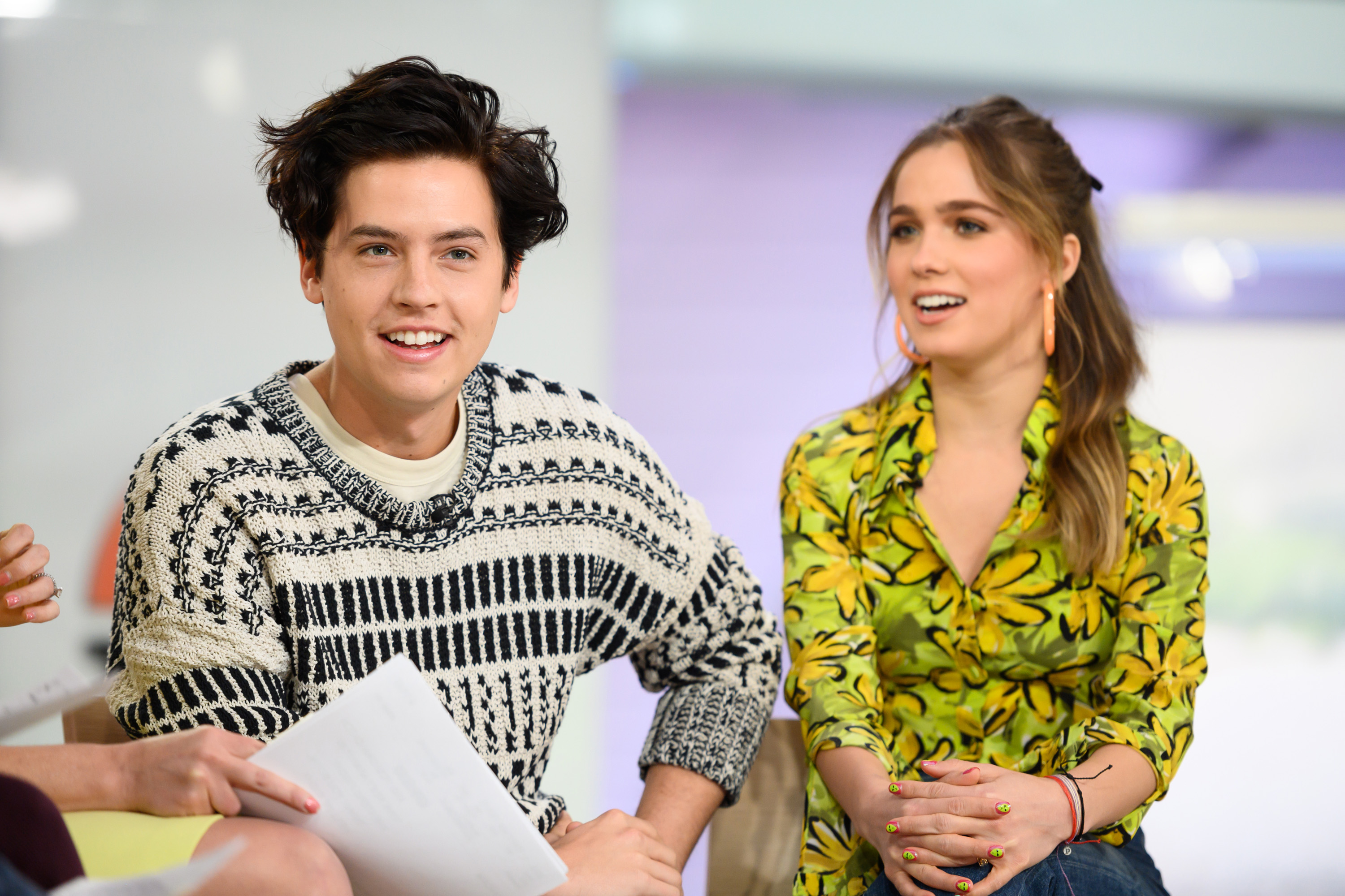 Cole Sprouse and Haley Lu Richardson on Tuesday, March 12, 2019 | Source: Getty Images