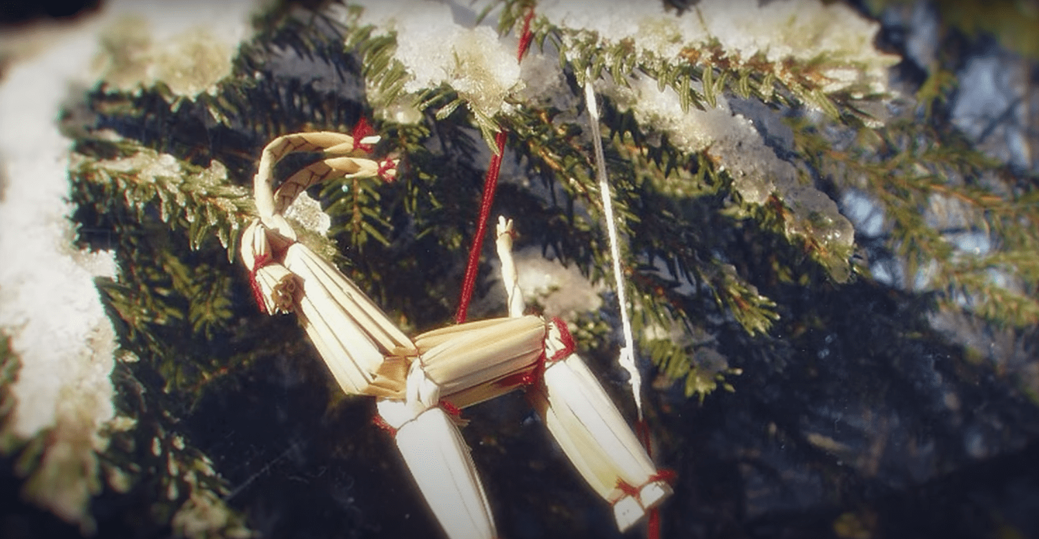 La cabra de Yule. | Foto: Youtube / Skjalden