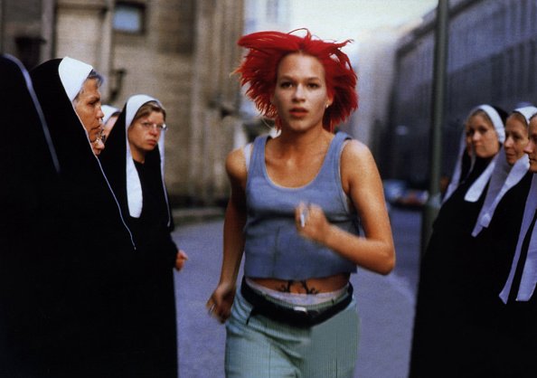 Franka Potente in "Lola rennt", 1998 | Quelle: Getty Images