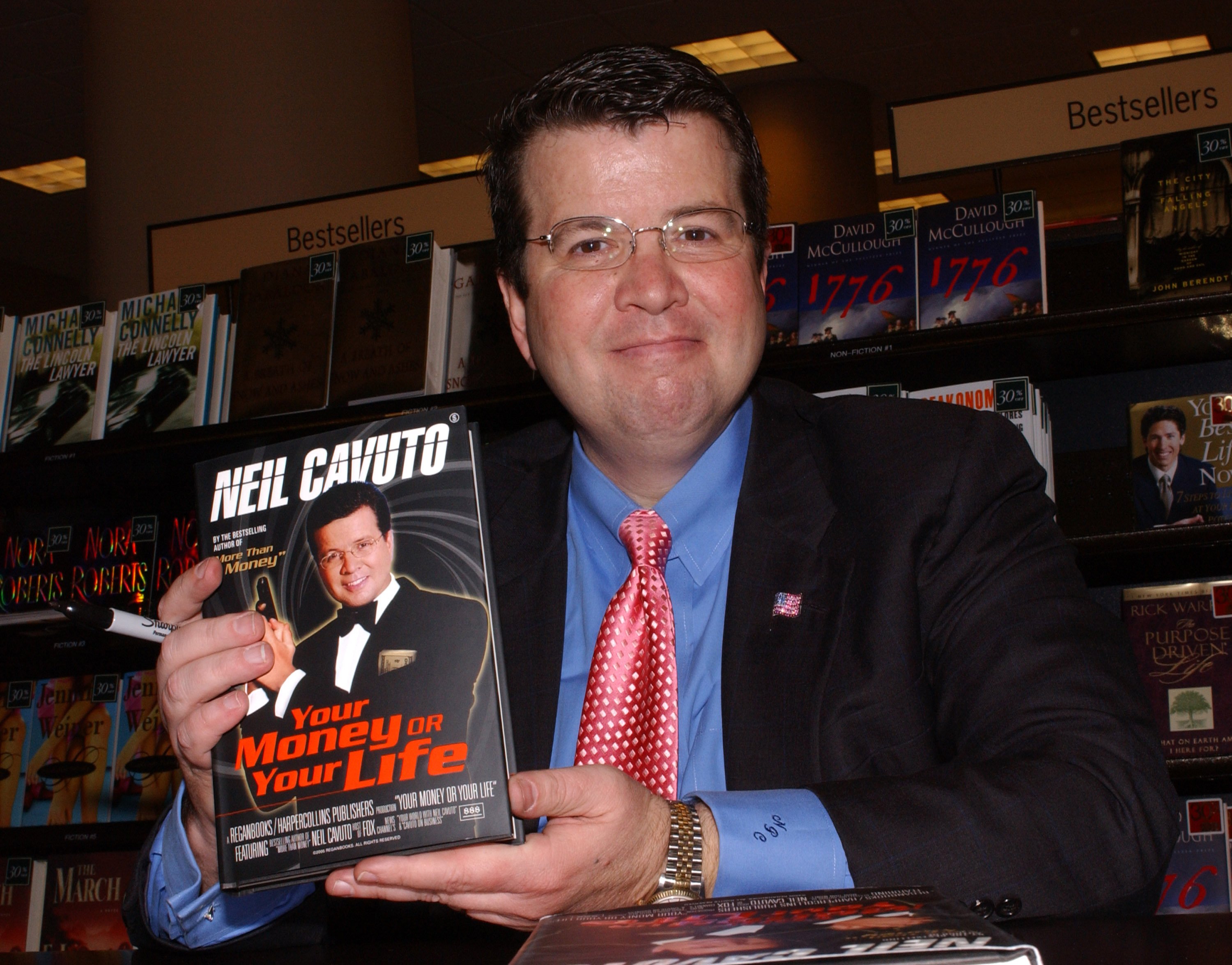FOX News Channel's Neil Cavuto attends a book signing for his new book "Your Money or Your Life" October 13, 2005 in Chicago, Illinois | Photo: Getty Images