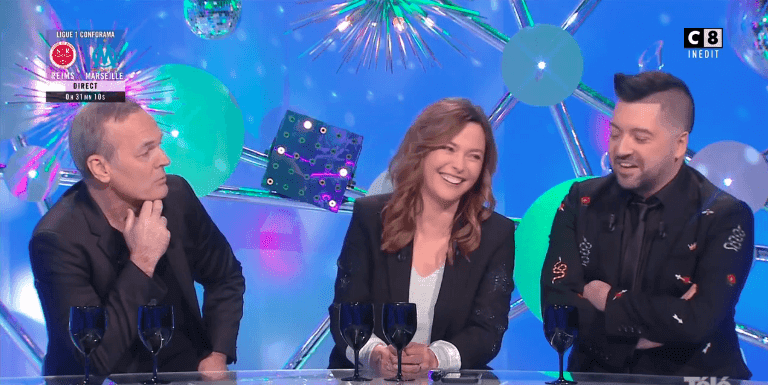 Chris Marques et sa femme Jaclyn Spencer sur le plateau des des Terriens du samedi le 2 février | Daily Motion/TéléStar