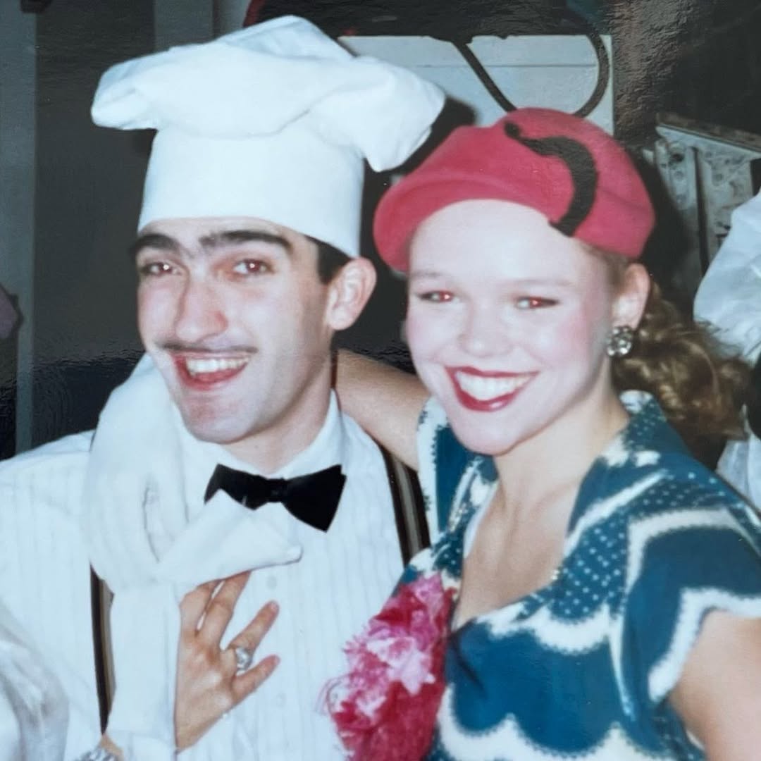 A throwback of Patrick Fischler and Lauren Bowles from a post dated March 24, 2021. | Source: Instagram/pfischler
