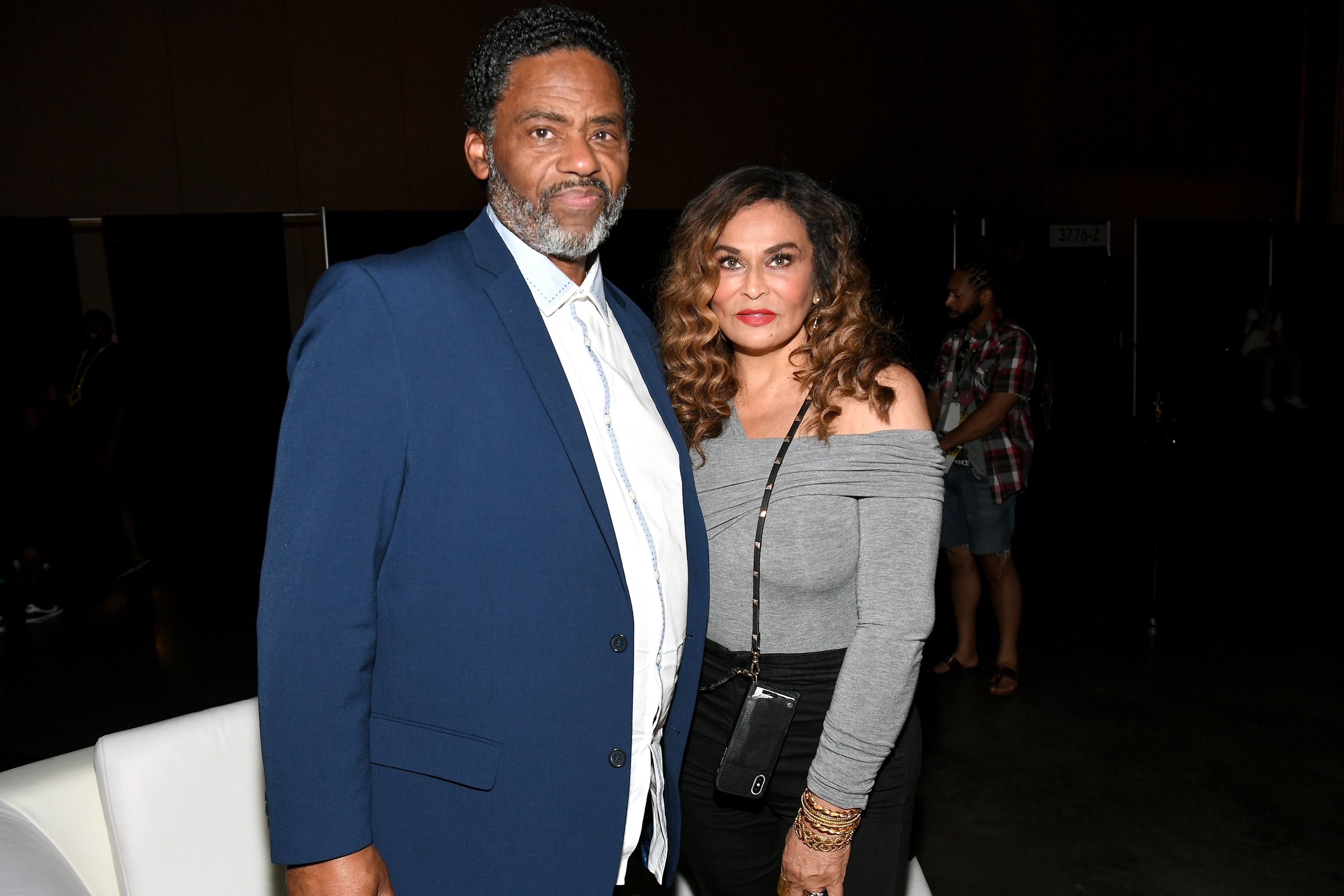 Richard Lawson and Tina Knowles-Lawson at the 2019 ESSENCE Festival in 2019 in New Orleans | Source: Getty Images