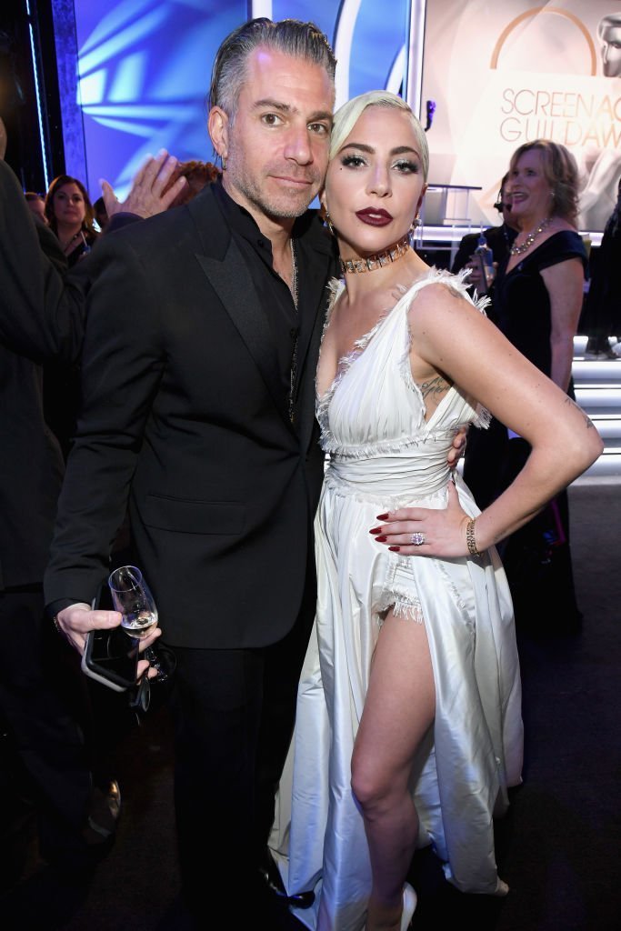 Lady Gaga and Christian Carino at the Screen Actors Guild Awards | Photo: Getty Images